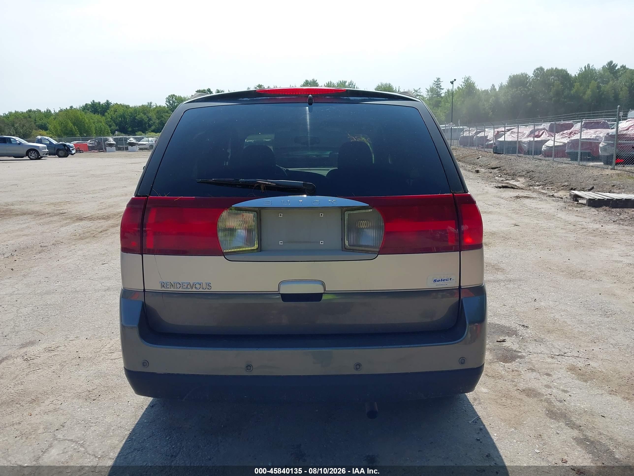 2005 Buick Rendezvous Cx Silver vin: 3G5DA03E85S546770
