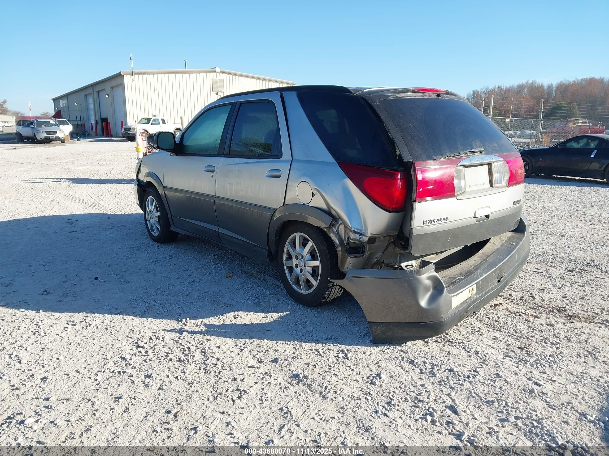2005 Buick Rendezvous Cx Silver vin: 3G5DA03E85S569935