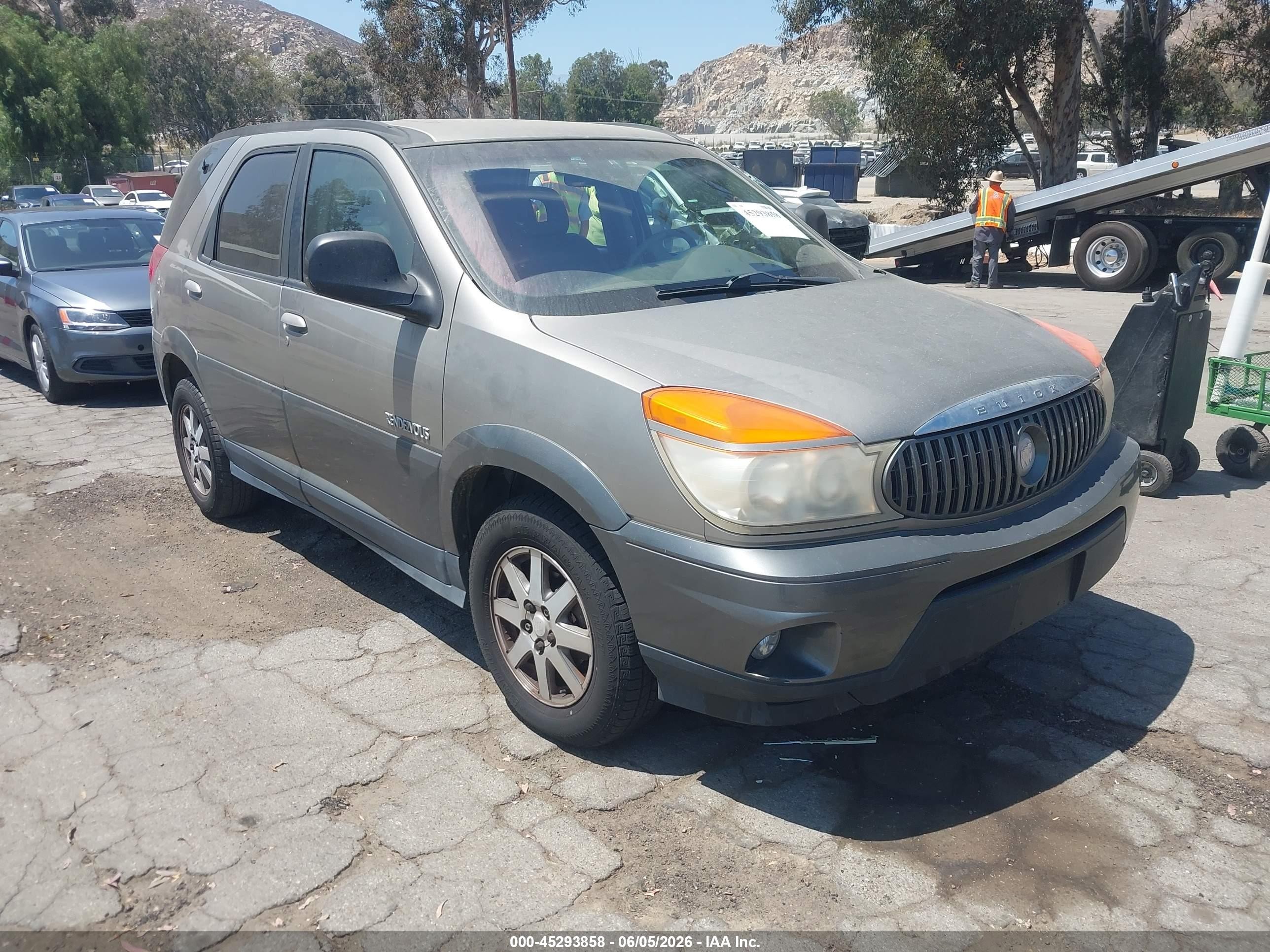 2002 Buick Rendezvous Cx Champagne vin: 3G5DA03E92S532727