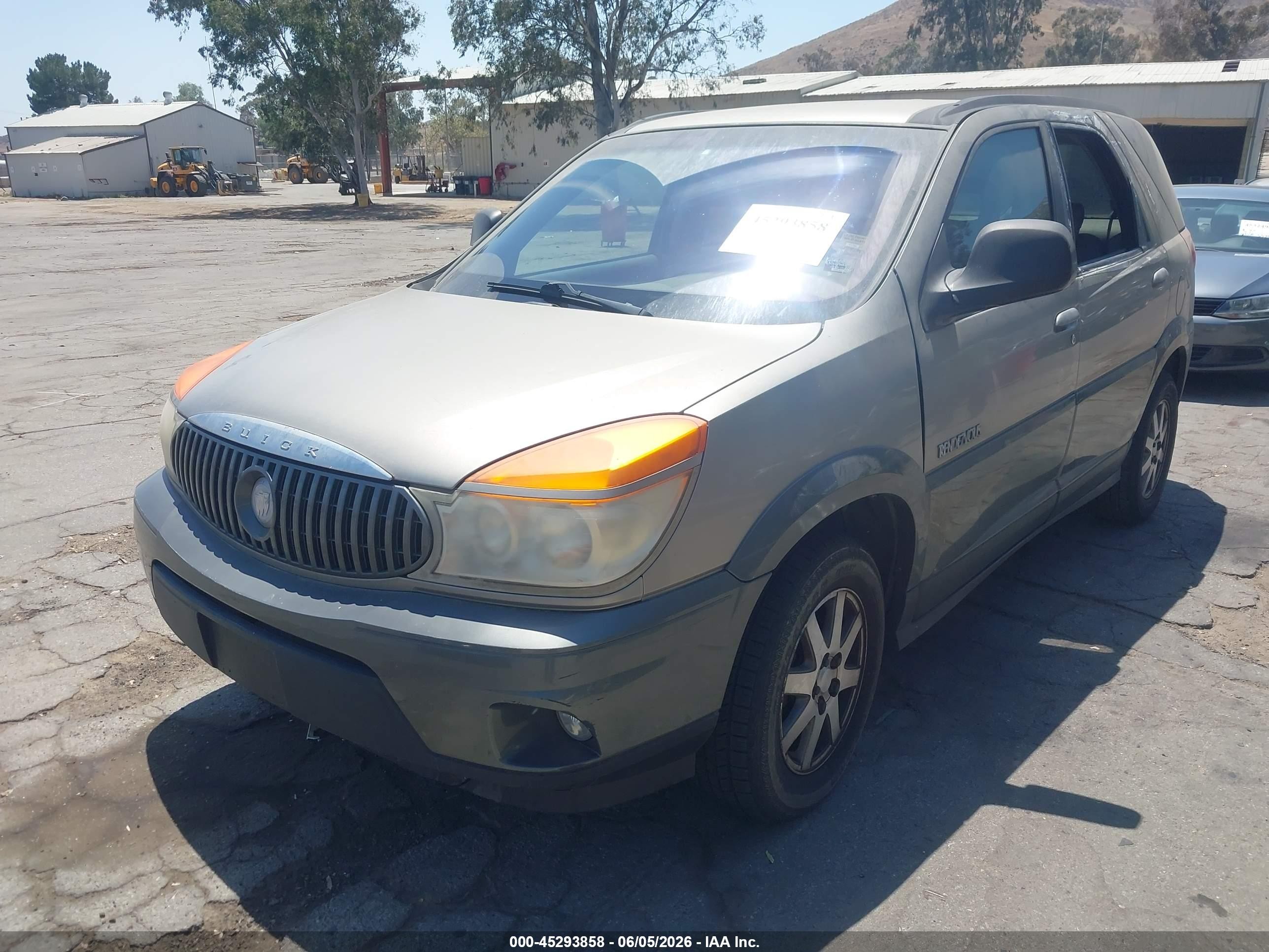 2002 Buick Rendezvous Cx Champagne vin: 3G5DA03E92S532727