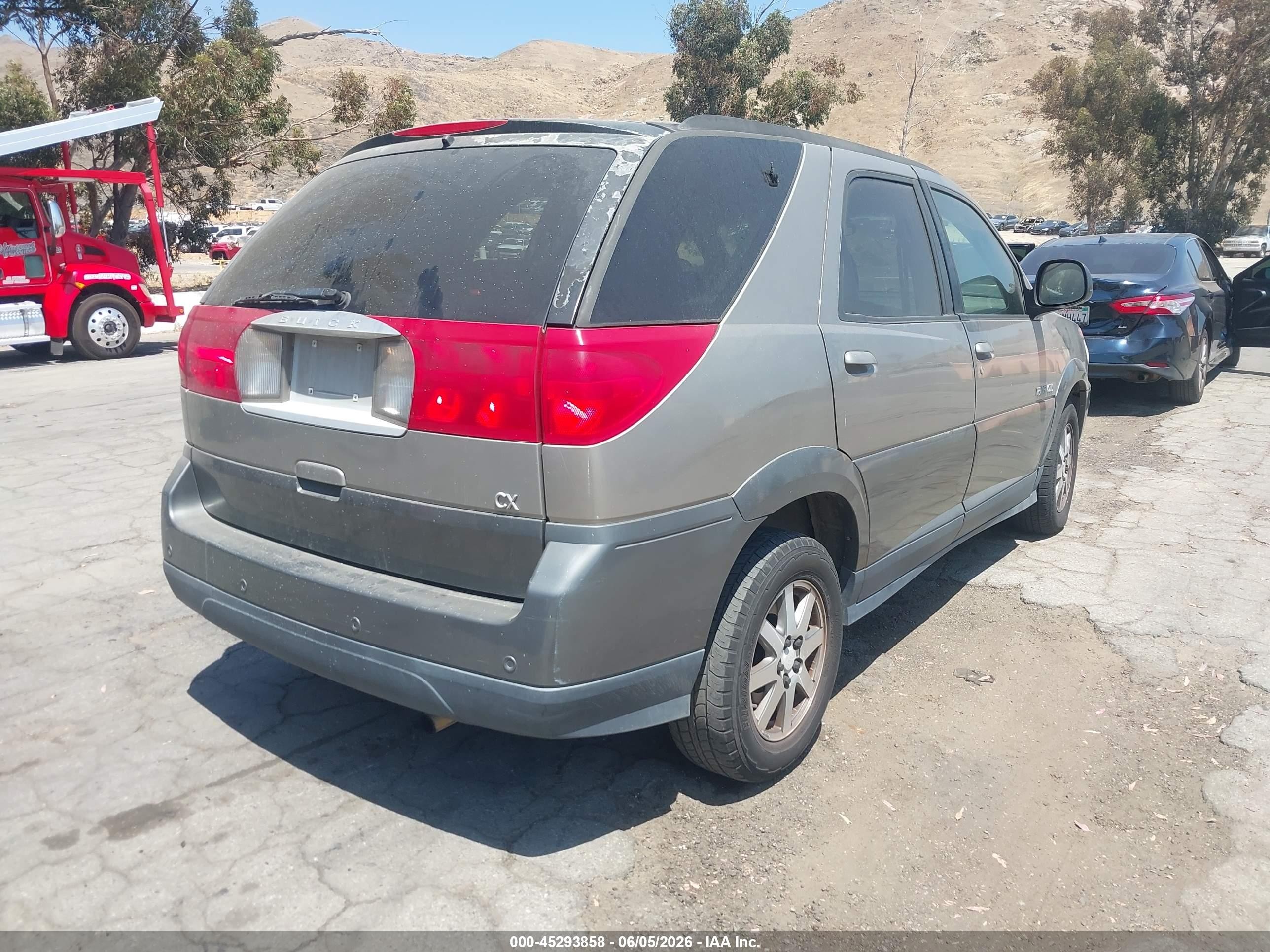 2002 Buick Rendezvous Cx Champagne vin: 3G5DA03E92S532727