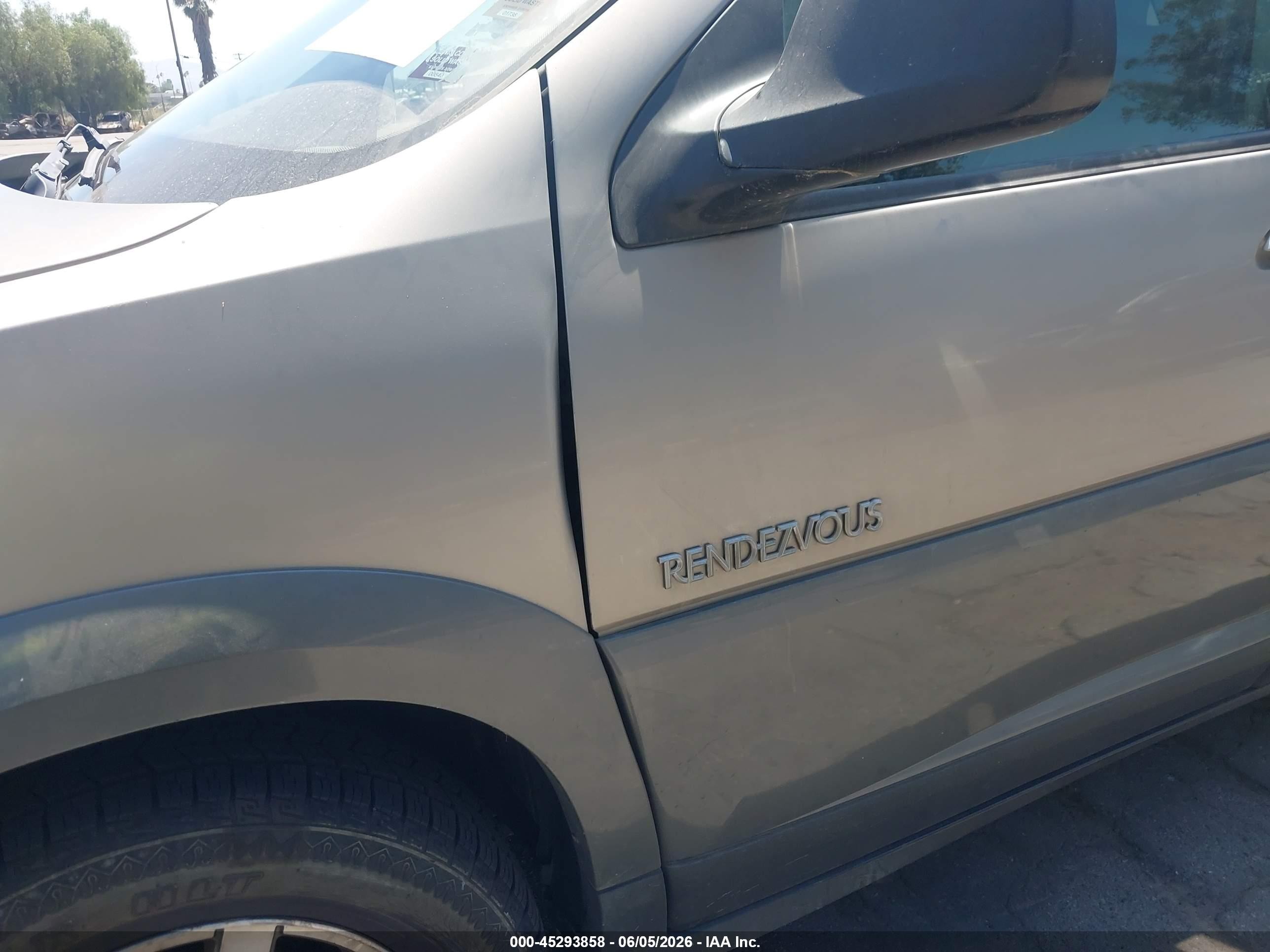 2002 Buick Rendezvous Cx Champagne vin: 3G5DA03E92S532727