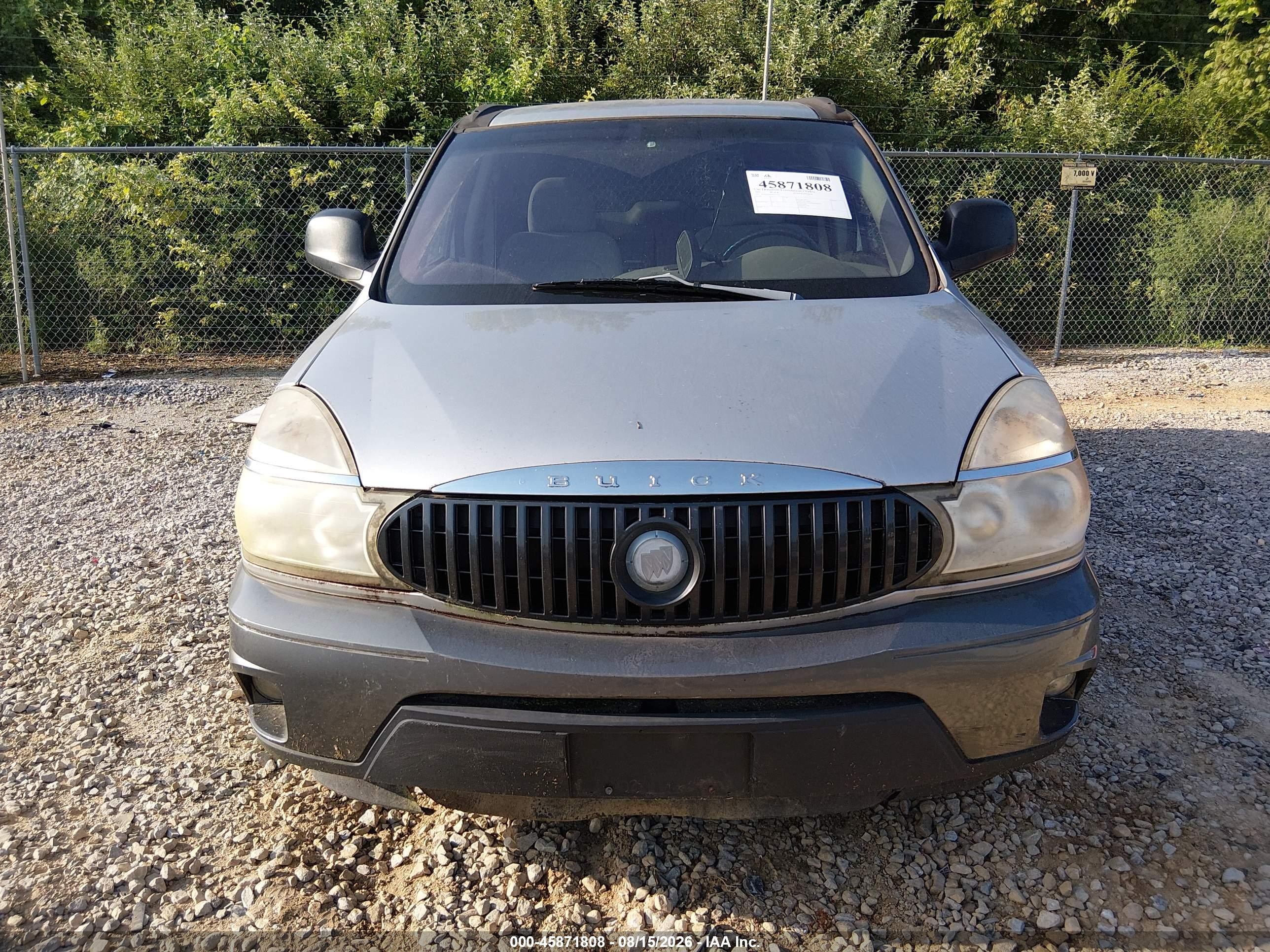 2005 Buick Rendezvous Cx Gray vin: 3G5DA03E95S547376