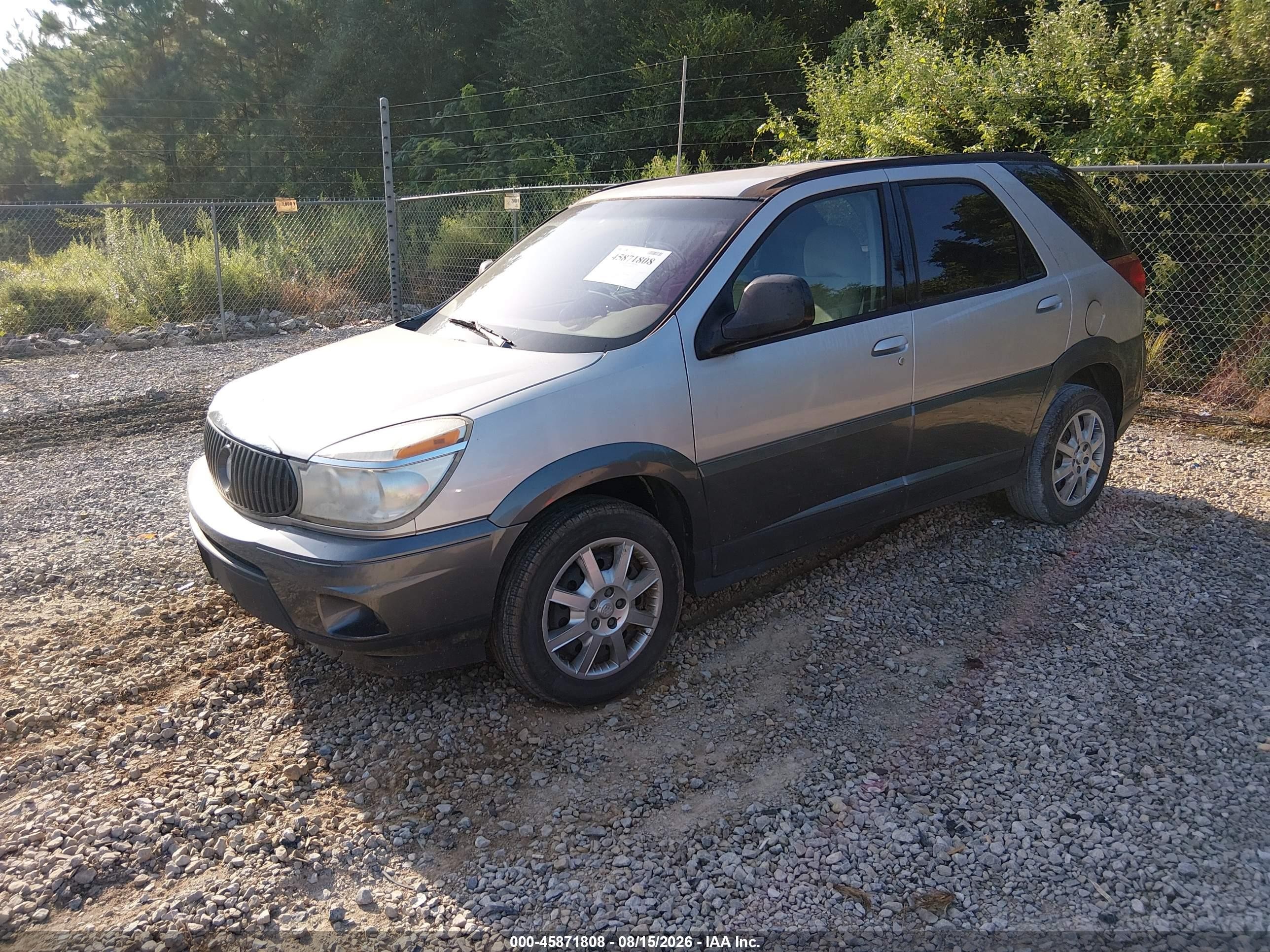 2005 Buick Rendezvous Cx Gray vin: 3G5DA03E95S547376