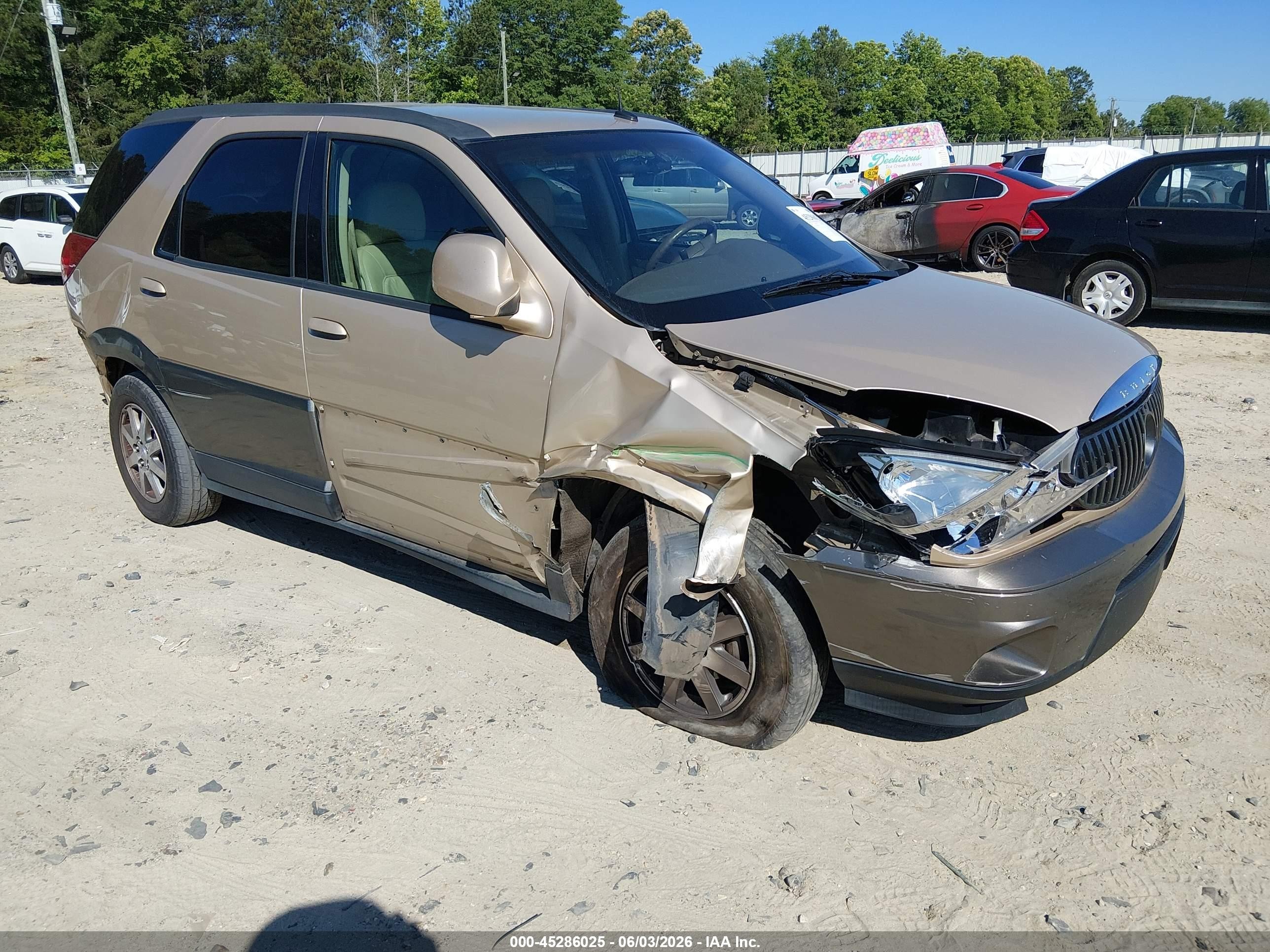 2004 Buick Rendezvous Cx Brown vin: 3G5DA03EX4S524512