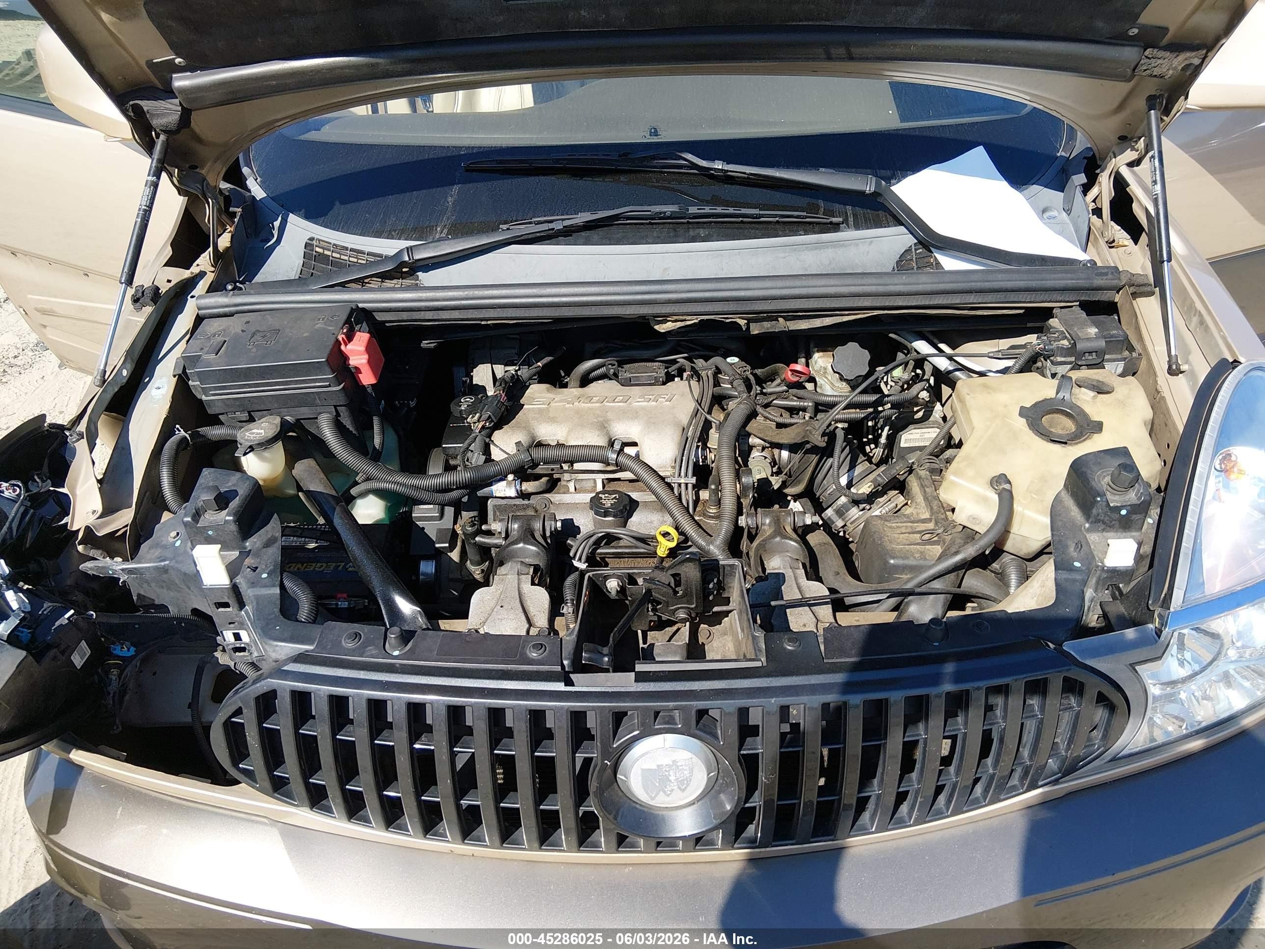 2004 Buick Rendezvous Cx Brown vin: 3G5DA03EX4S524512