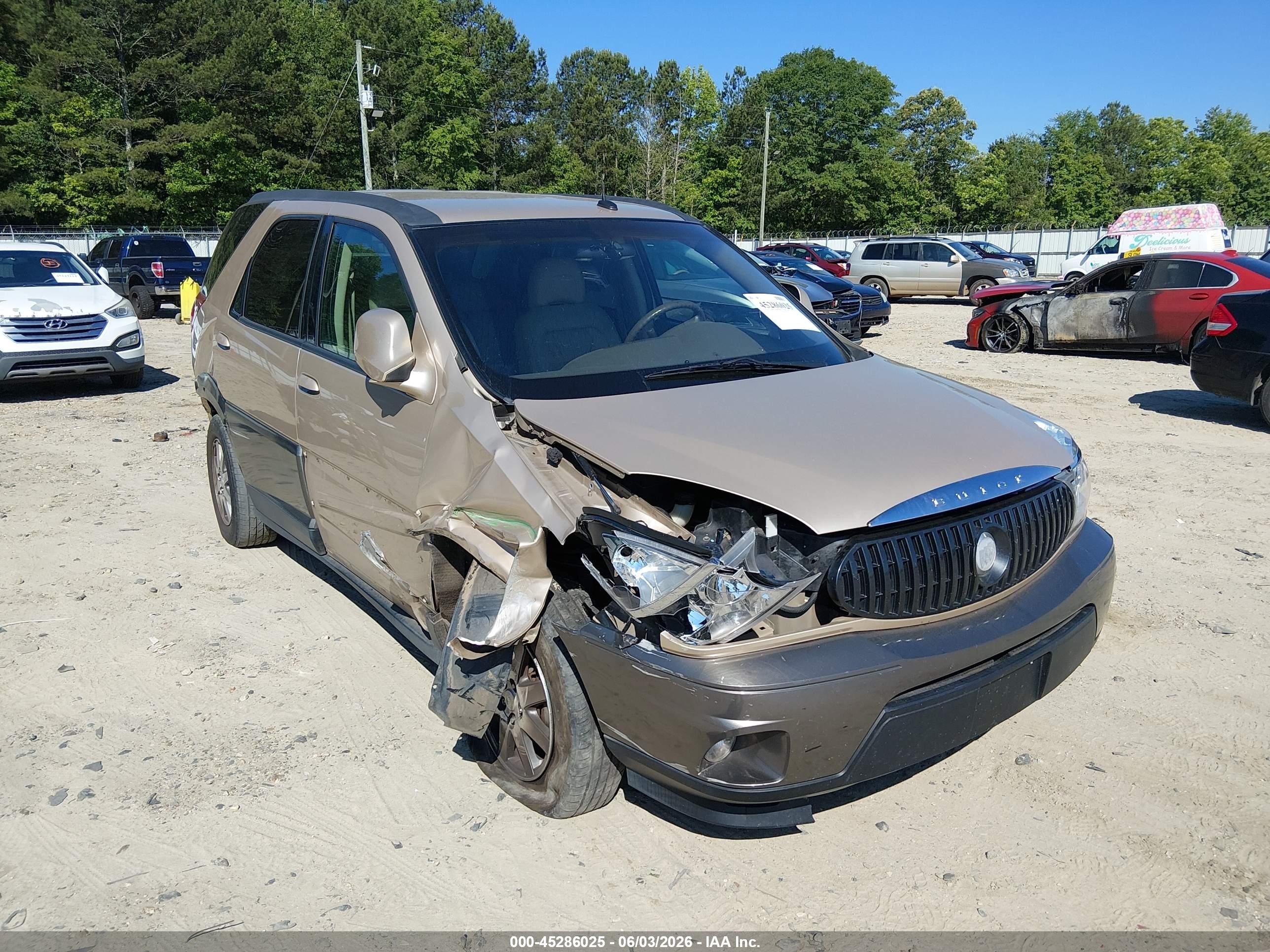 2004 Buick Rendezvous Cx Brown vin: 3G5DA03EX4S524512