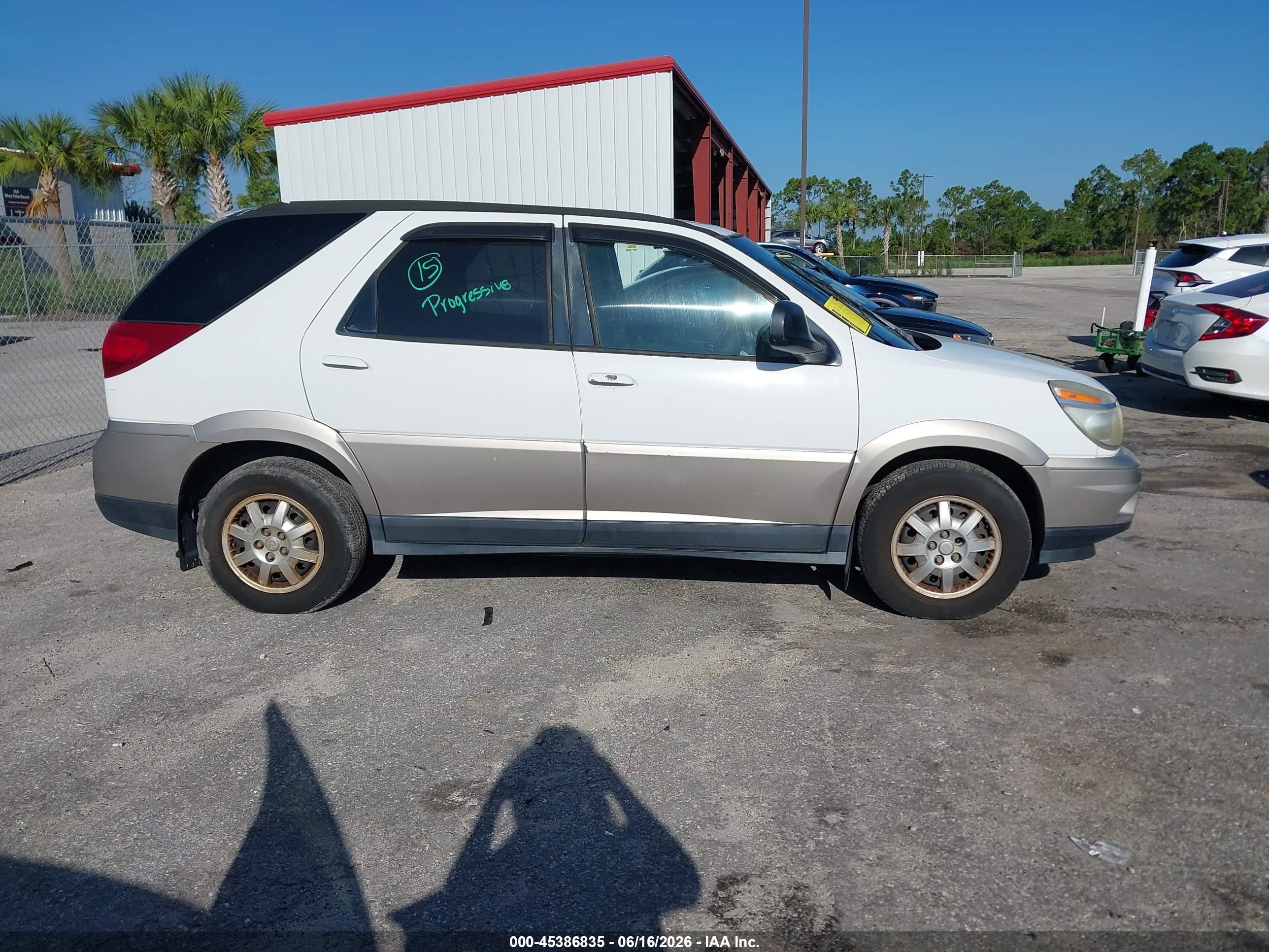 2004 Buick Rendezvous Cx White vin: 3G5DA03EX4S581423