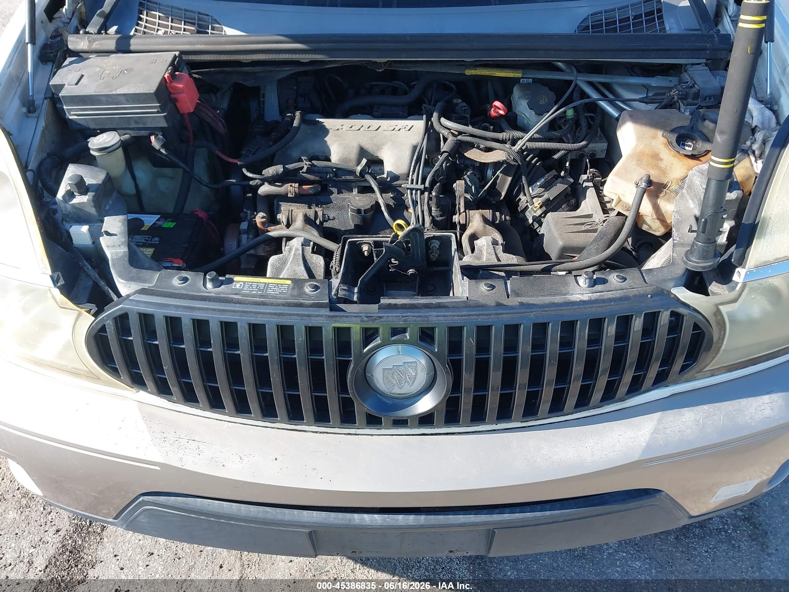 2004 Buick Rendezvous Cx White vin: 3G5DA03EX4S581423