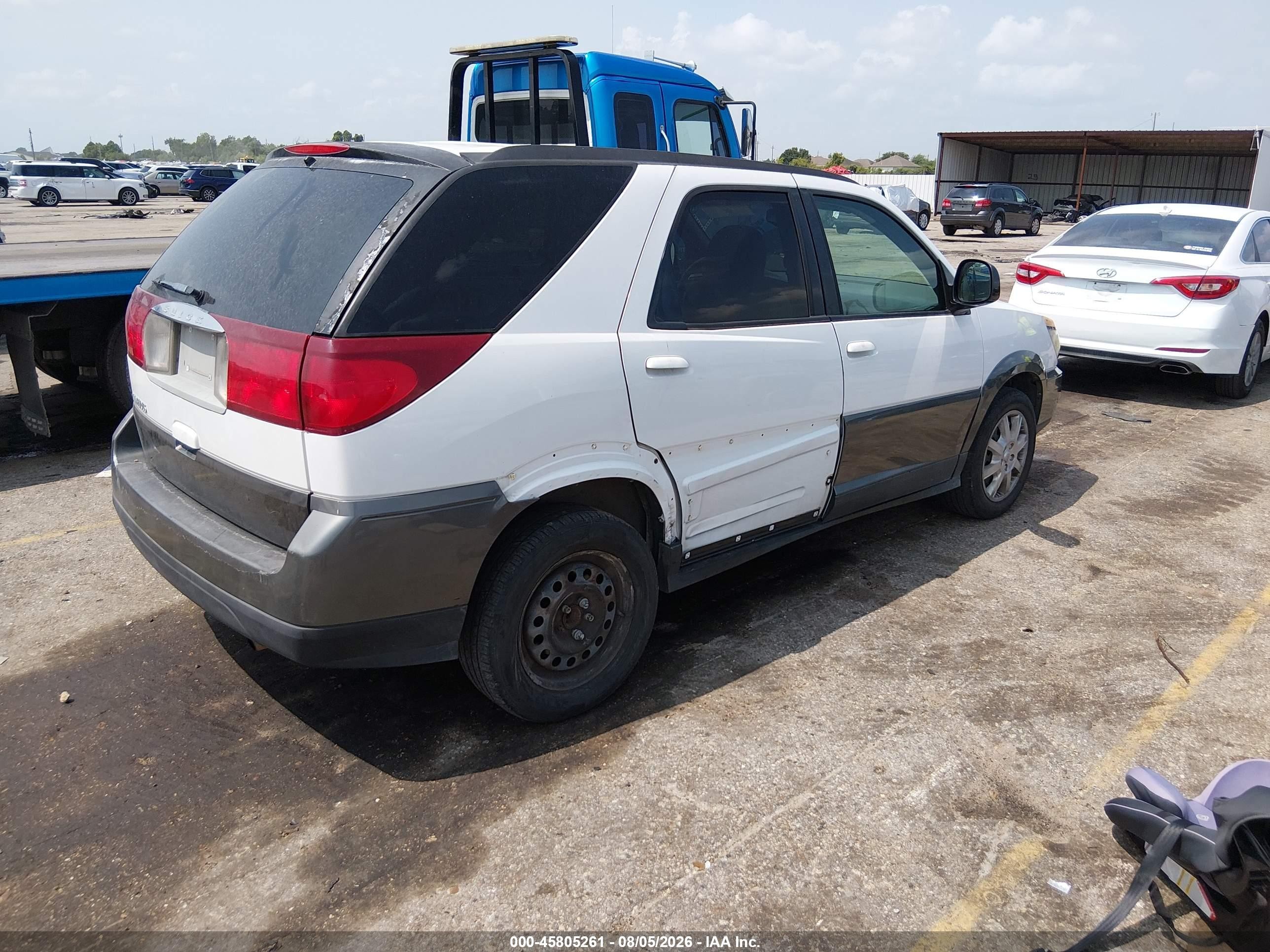 2005 Buick Rendezvous Cx White vin: 3G5DA03EX5S547077