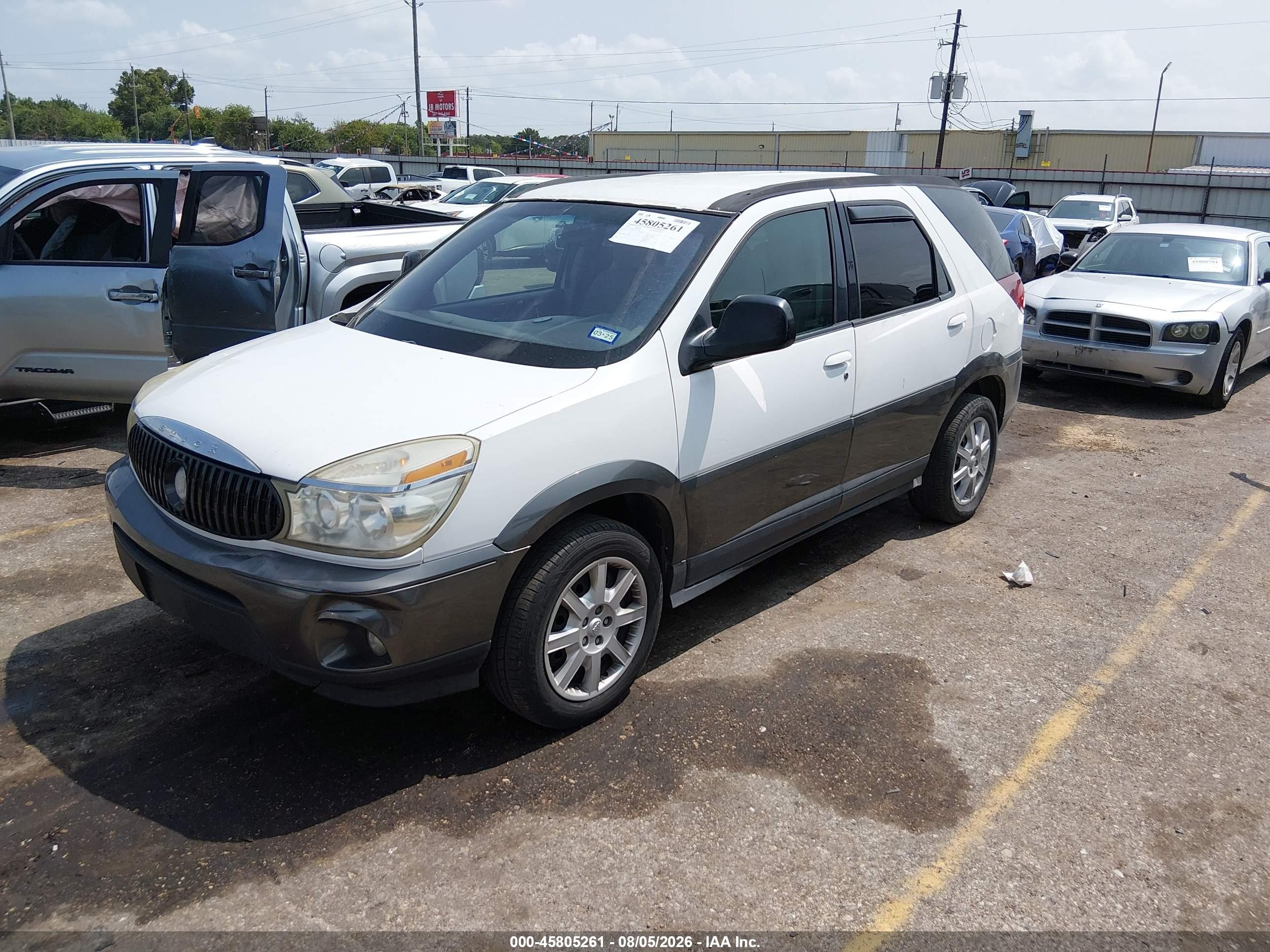 2005 Buick Rendezvous Cx White vin: 3G5DA03EX5S547077