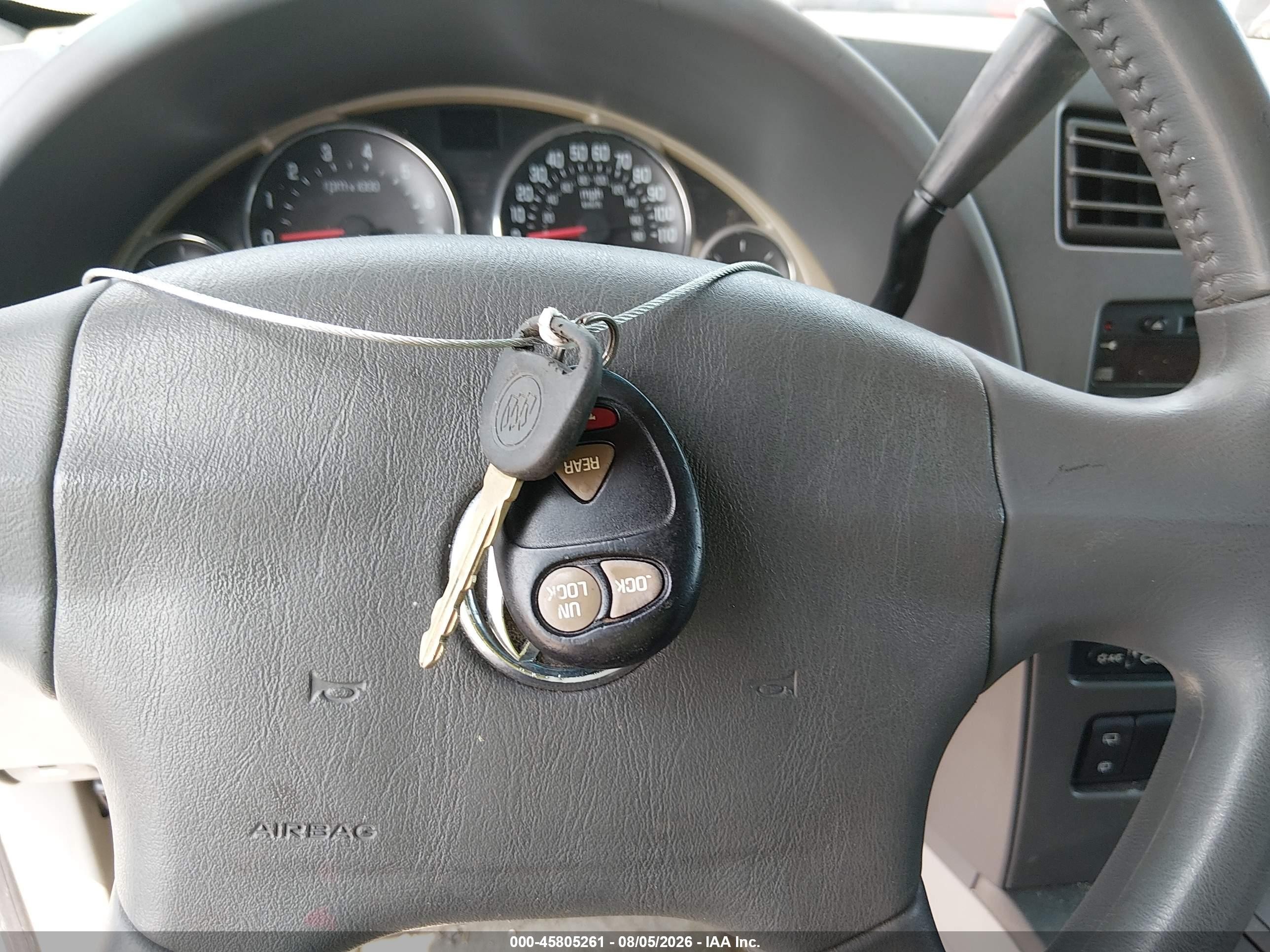 2005 Buick Rendezvous Cx White vin: 3G5DA03EX5S547077