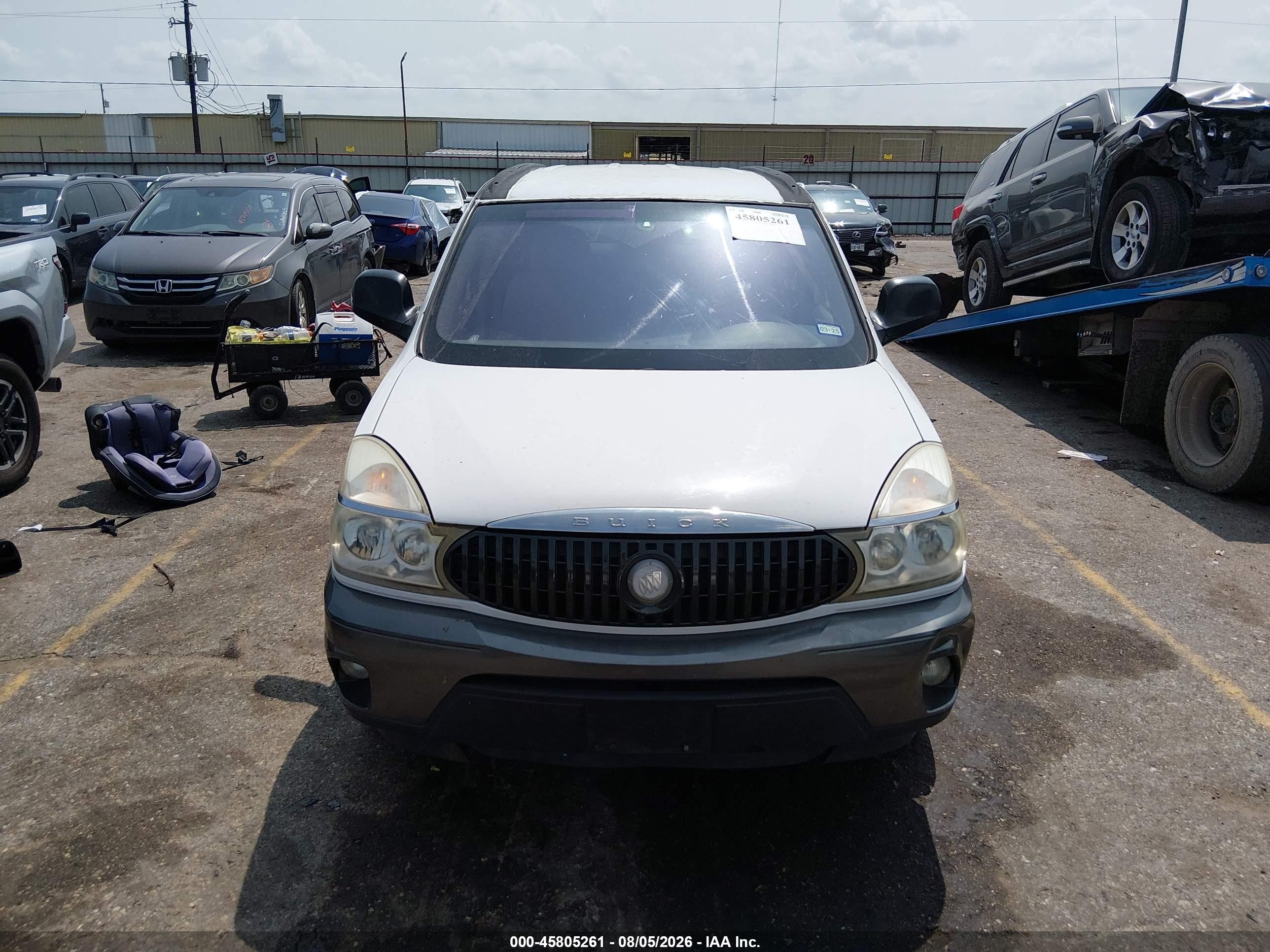 2005 Buick Rendezvous Cx White vin: 3G5DA03EX5S547077