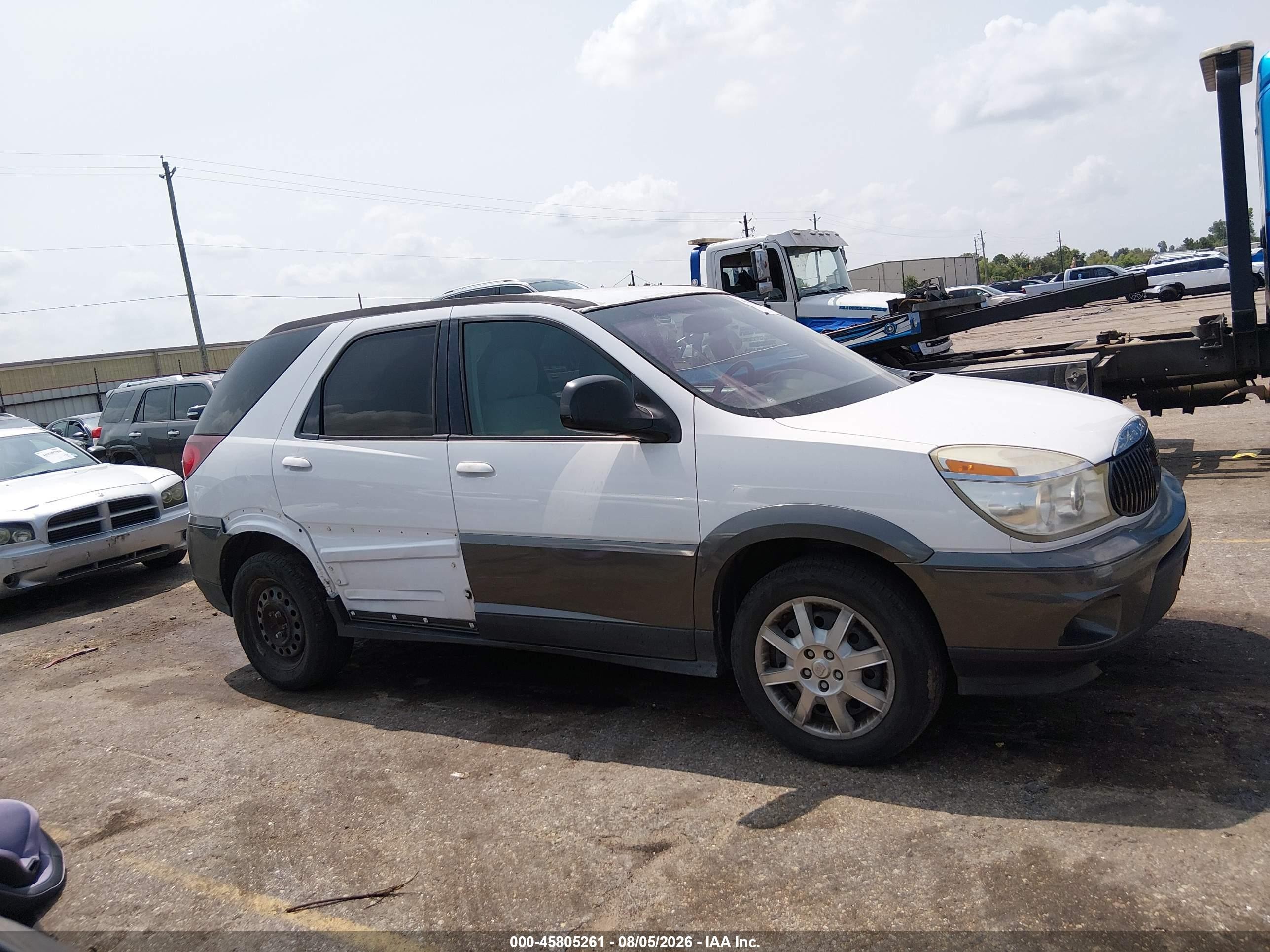 2005 Buick Rendezvous Cx White vin: 3G5DA03EX5S547077