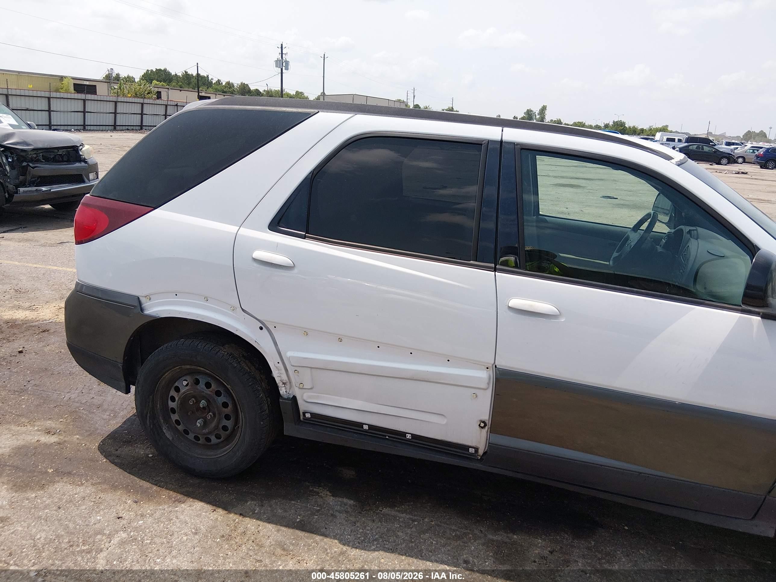 2005 Buick Rendezvous Cx White vin: 3G5DA03EX5S547077