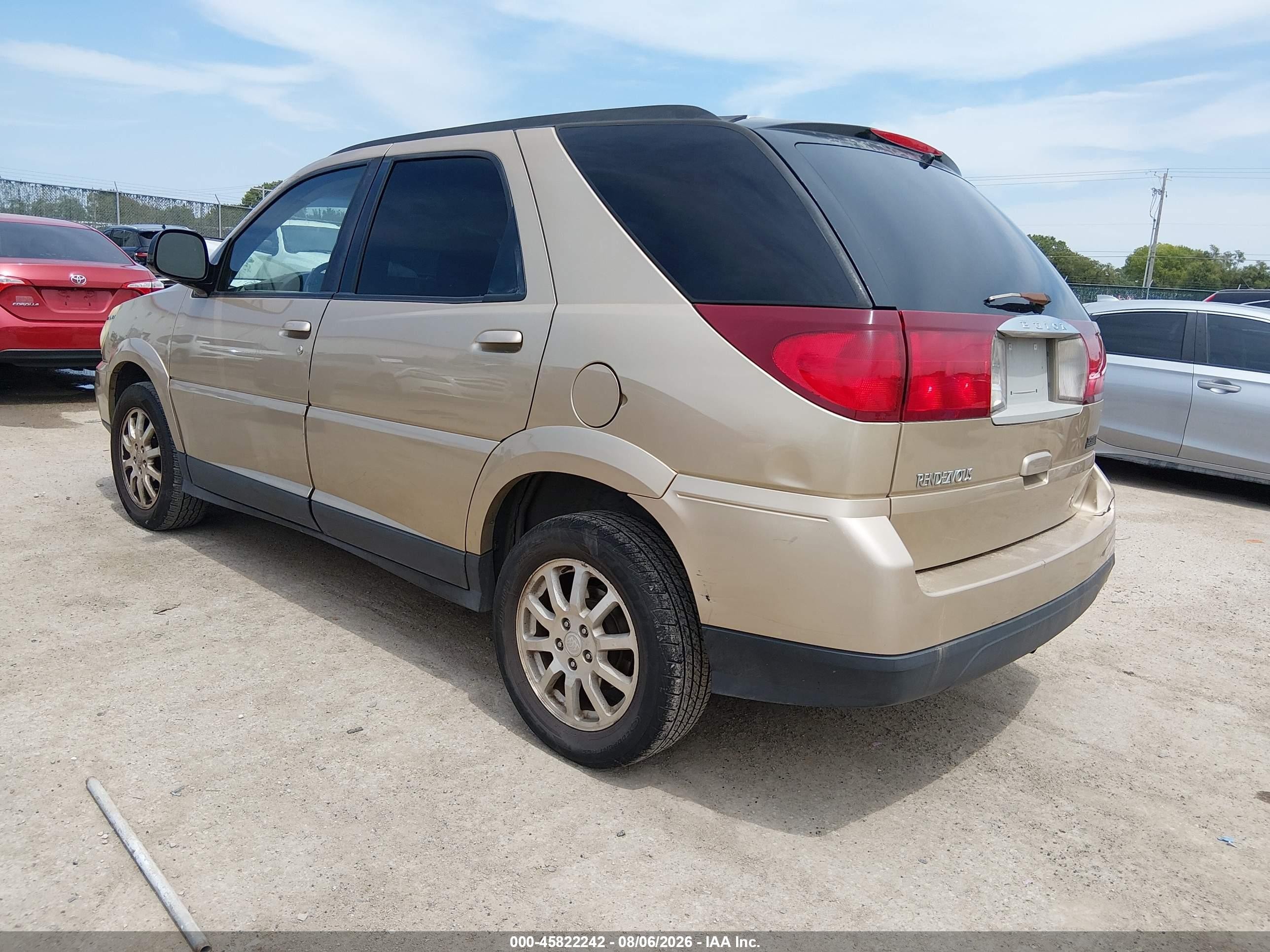2006 Buick Rendezvous Cx Beige vin: 3G5DA03L06S507171