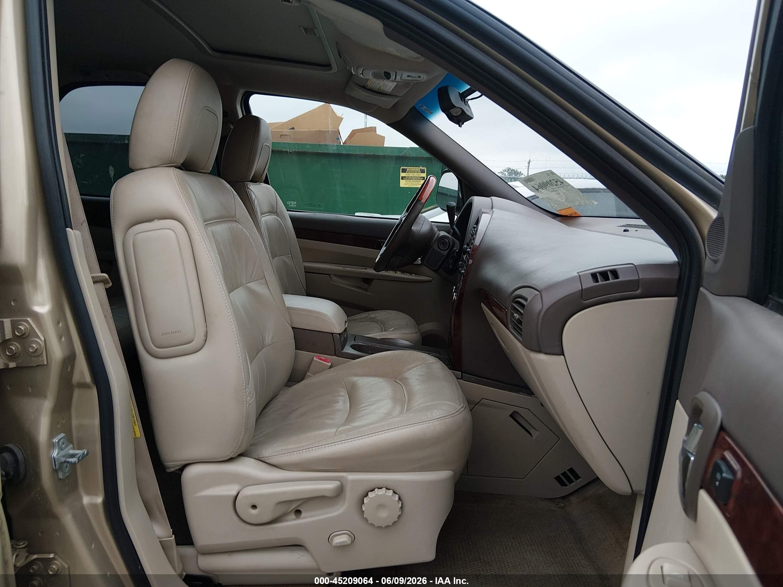 2006 Buick Rendezvous Cx Gold vin: 3G5DA03L06S533608