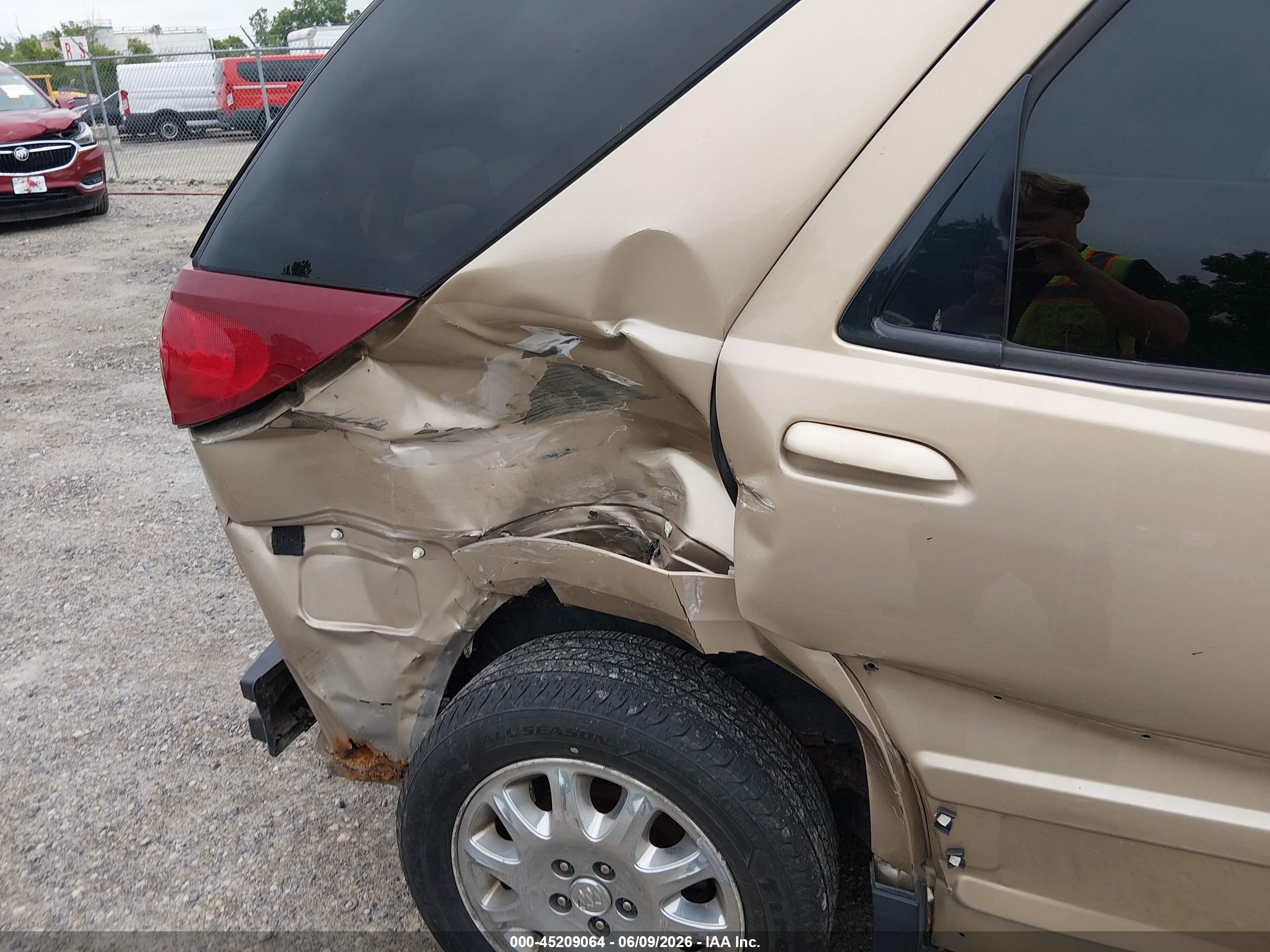 2006 Buick Rendezvous Cx Gold vin: 3G5DA03L06S533608