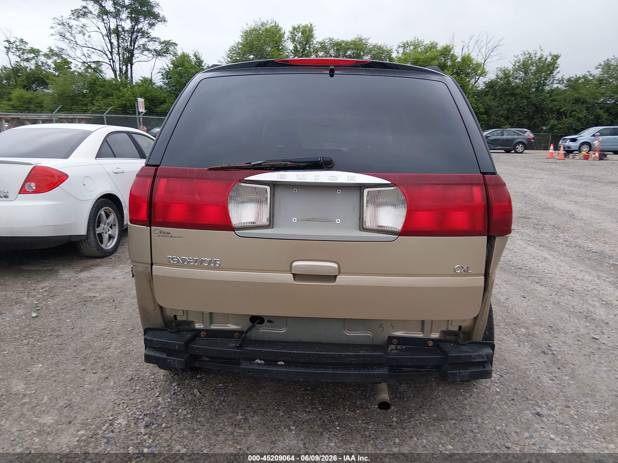 2006 Buick Rendezvous Cx Gold vin: 3G5DA03L06S533608