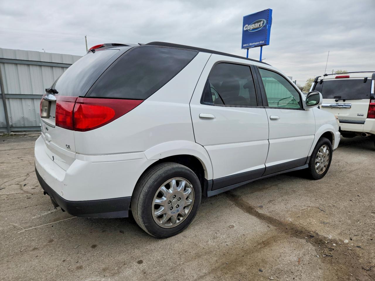 2007 Buick Rendezvous Cx White vin: 3G5DA03L07S506815
