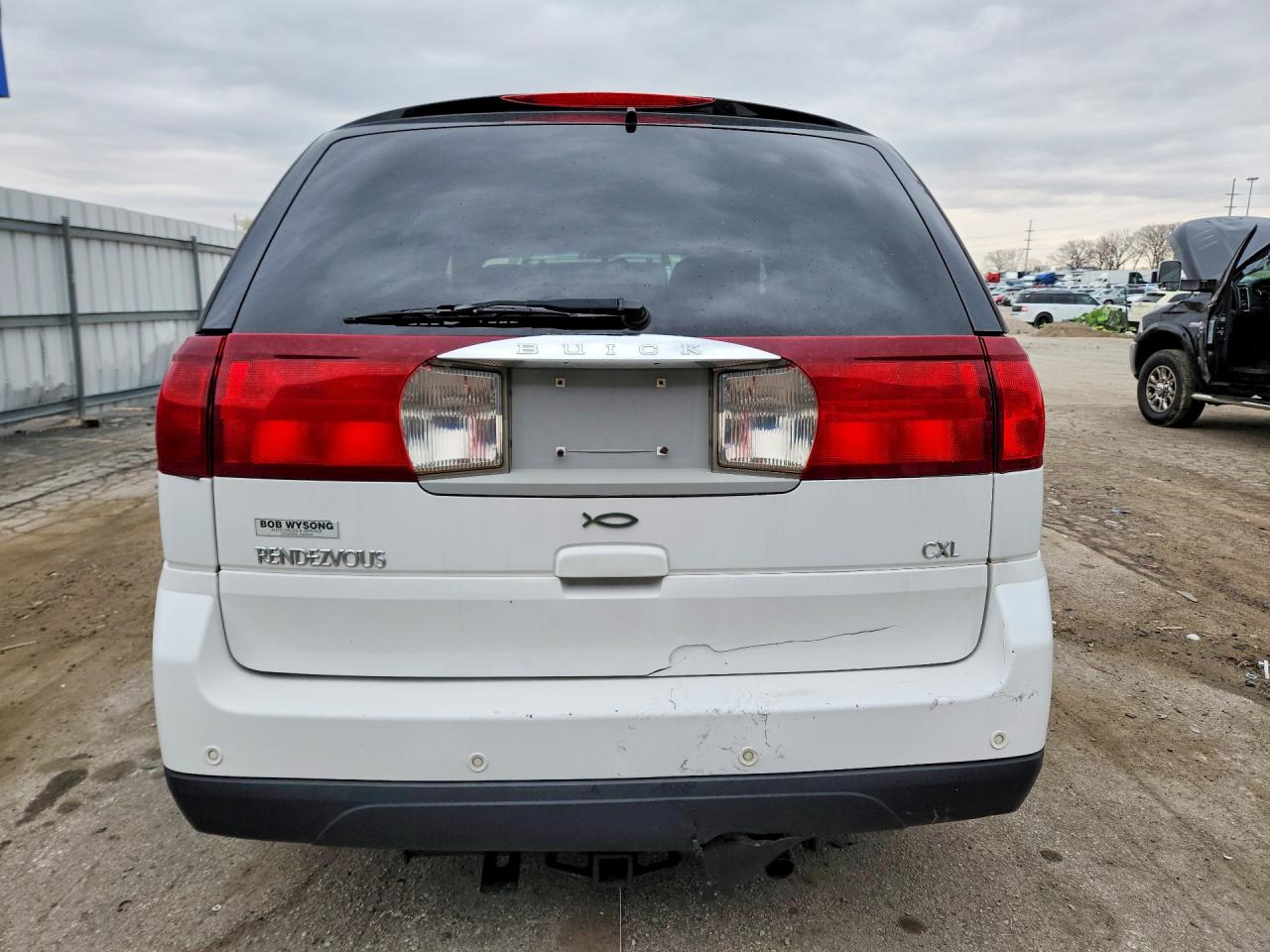 2007 Buick Rendezvous Cx White vin: 3G5DA03L07S506815
