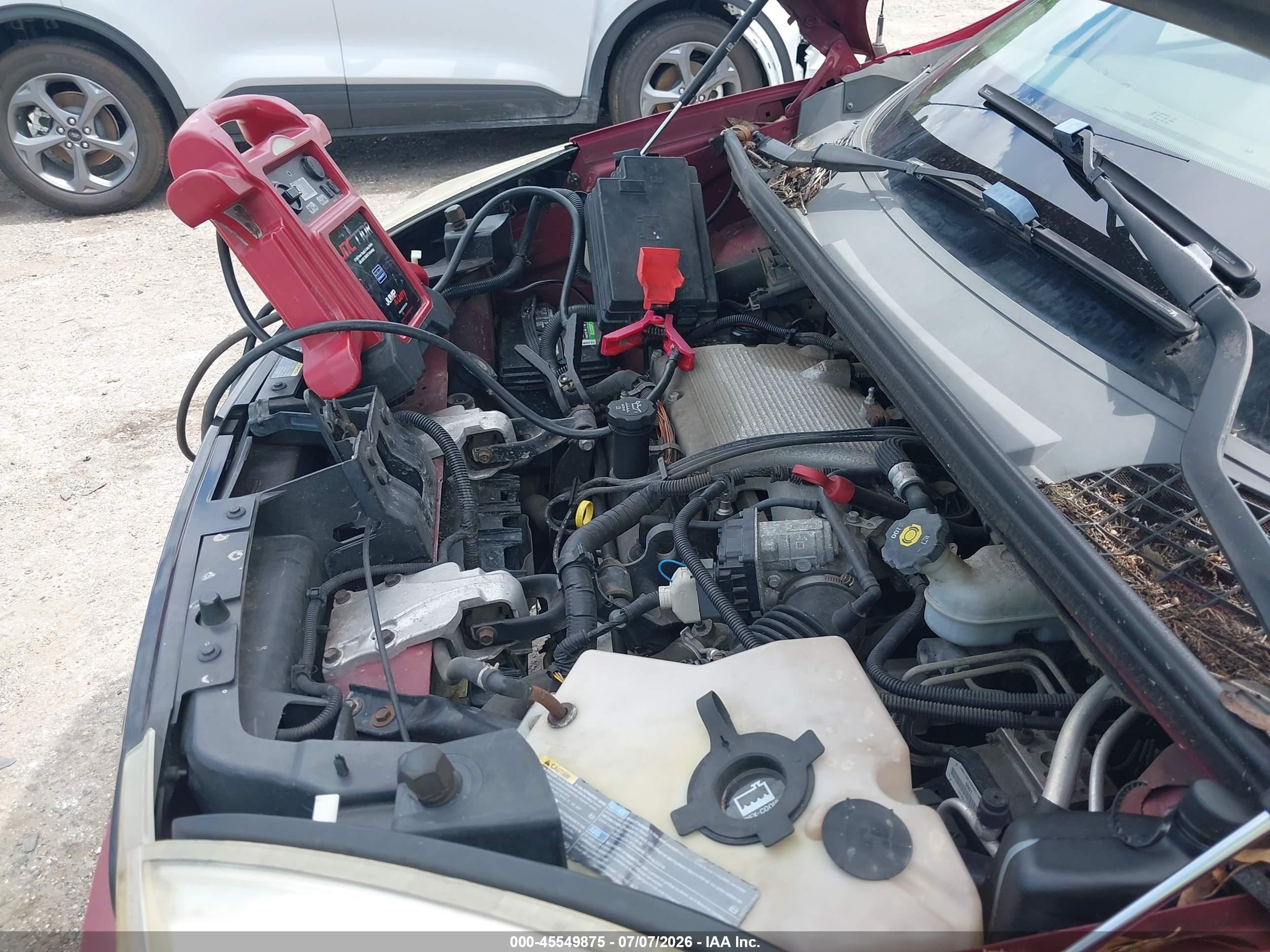 2007 Buick Rendezvous Cxl Red vin: 3G5DA03L07S570062