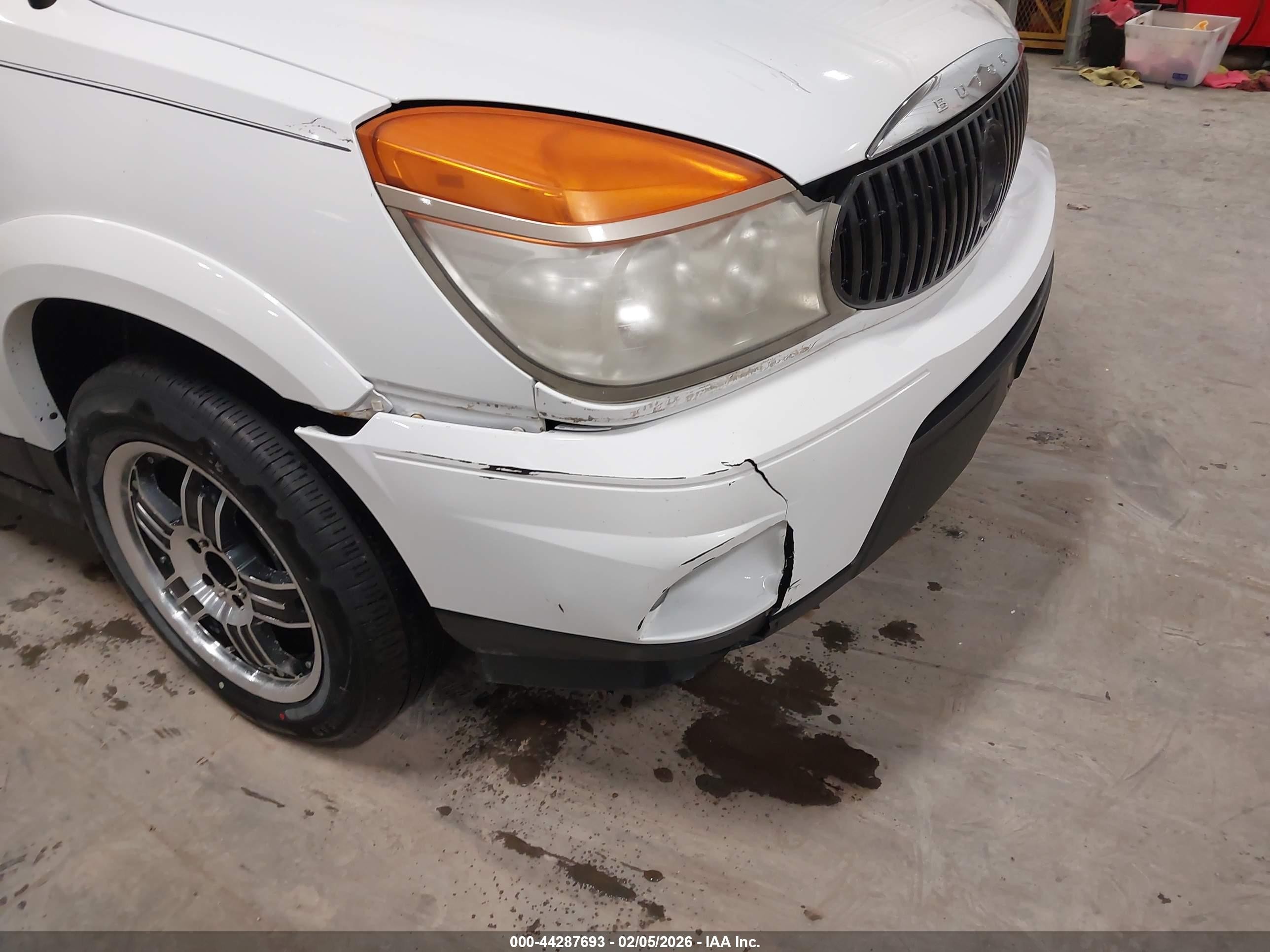 2007 Buick Rendezvous Cxl White vin: 3G5DA03L07S576864