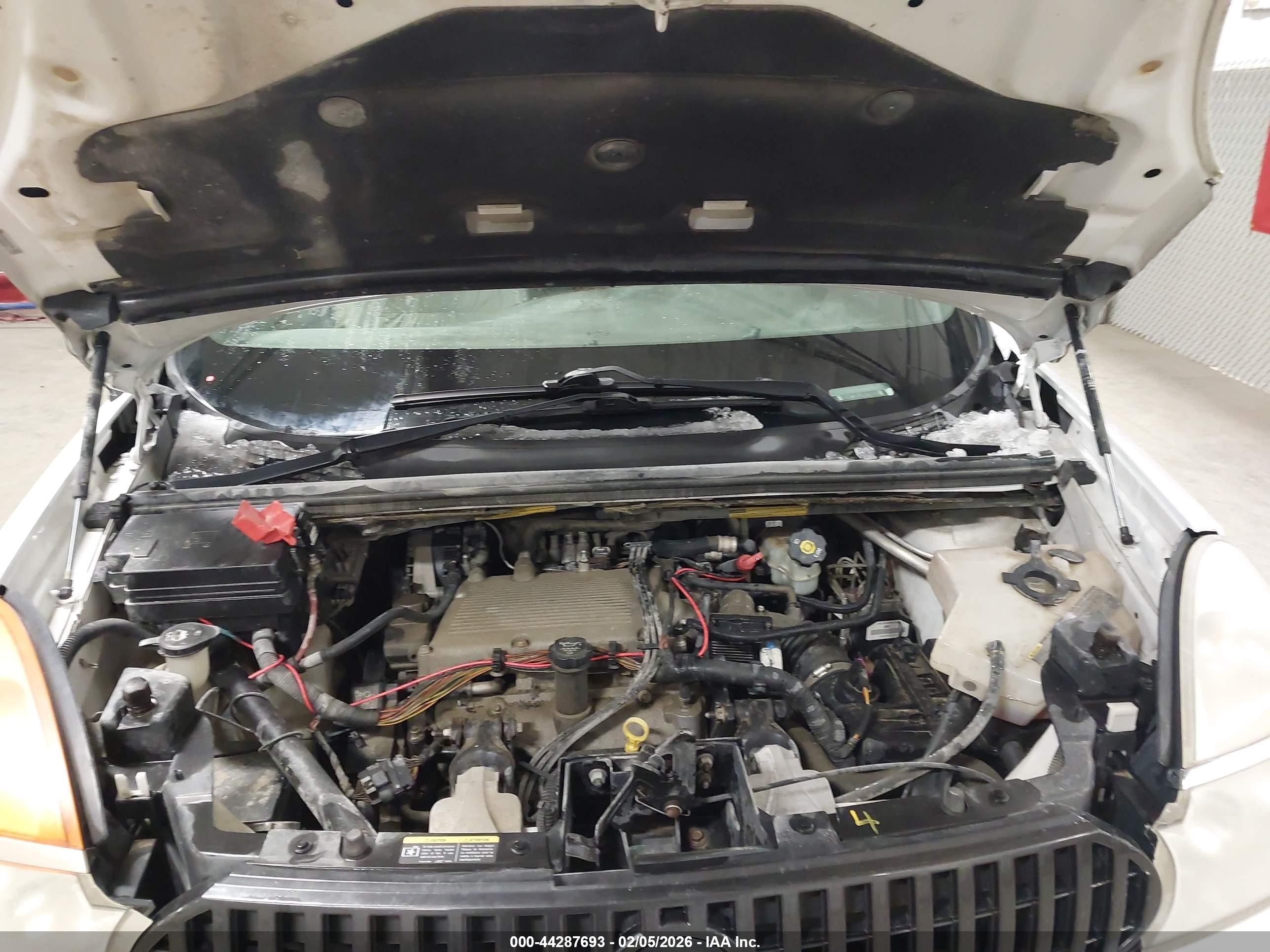 2007 Buick Rendezvous Cxl White vin: 3G5DA03L07S576864