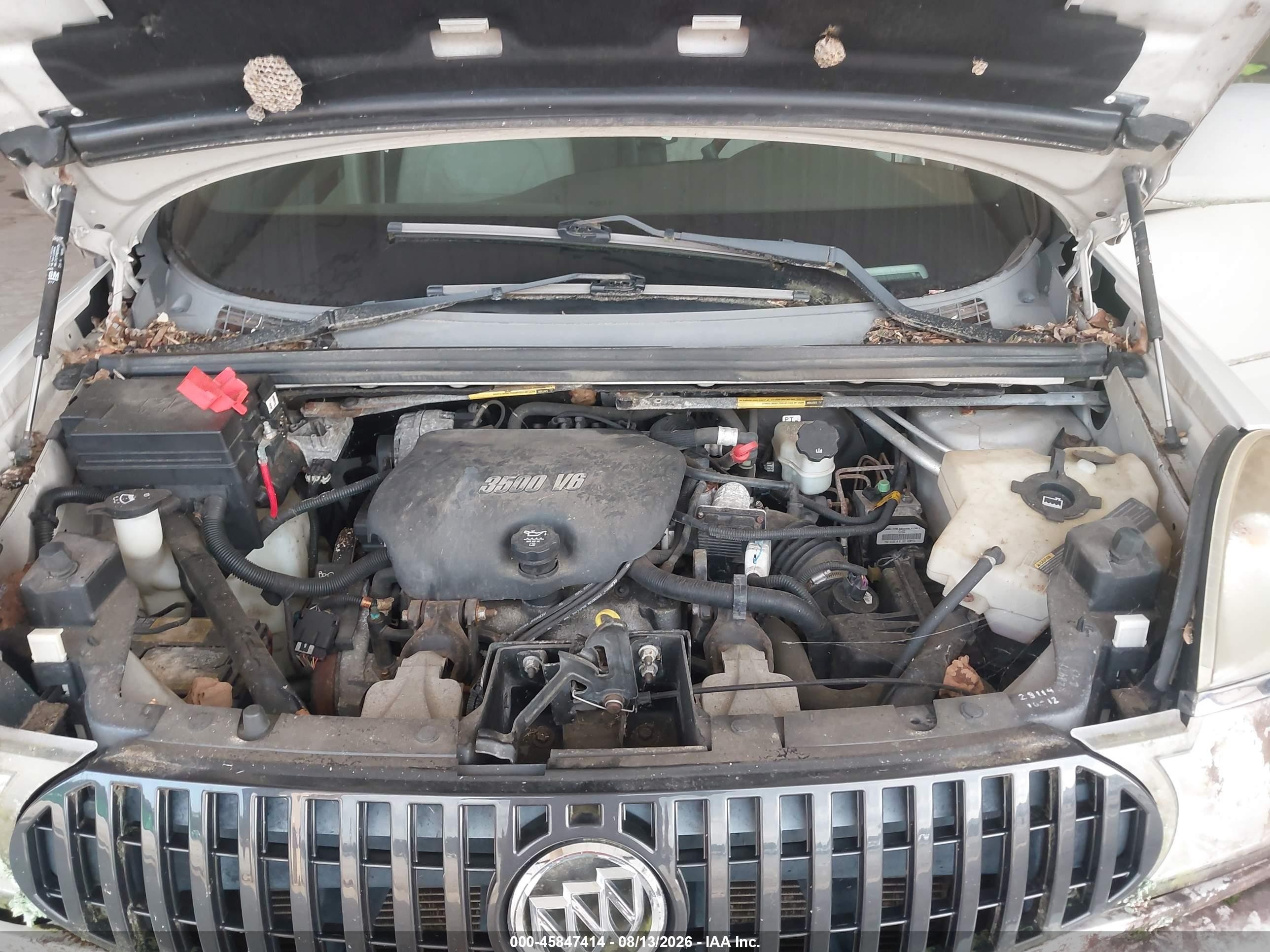 2006 Buick Rendezvous Cx White vin: 3G5DA03L16S516557
