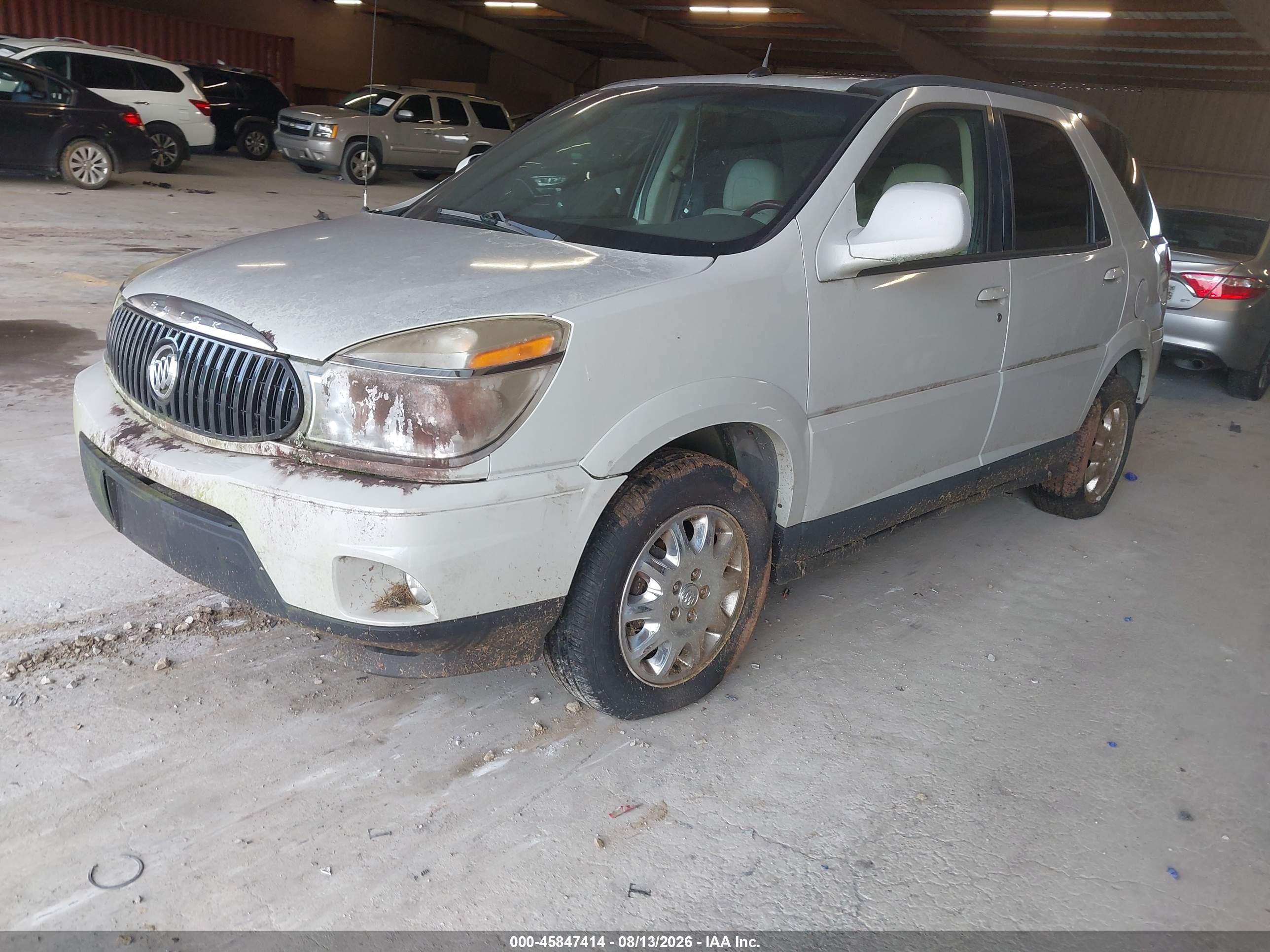 2006 Buick Rendezvous Cx White vin: 3G5DA03L16S516557