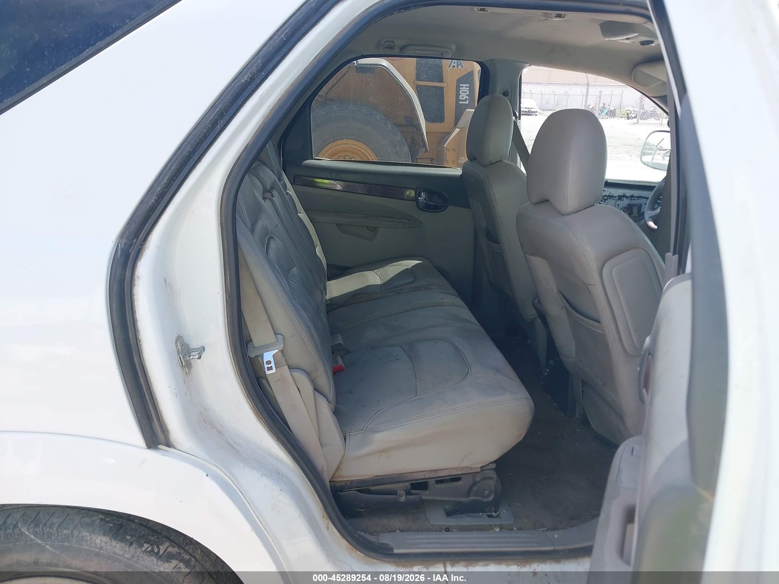 2007 Buick Rendezvous Cxl White vin: 3G5DA03L17S510503