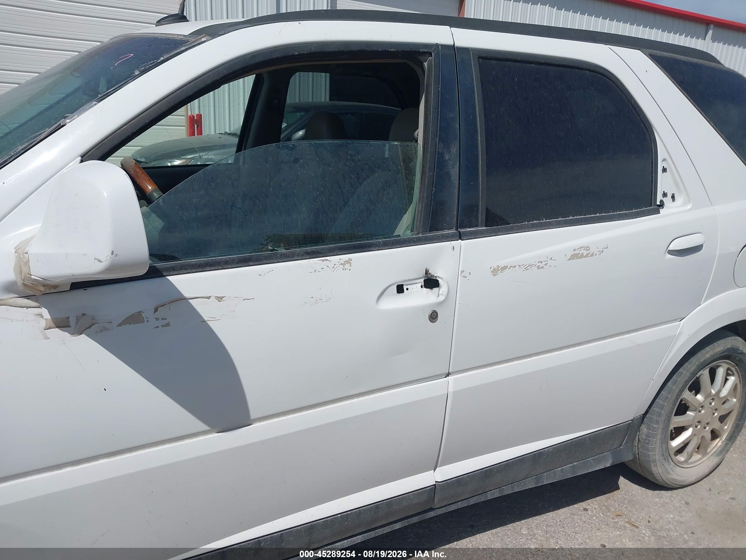 2007 Buick Rendezvous Cxl White vin: 3G5DA03L17S510503