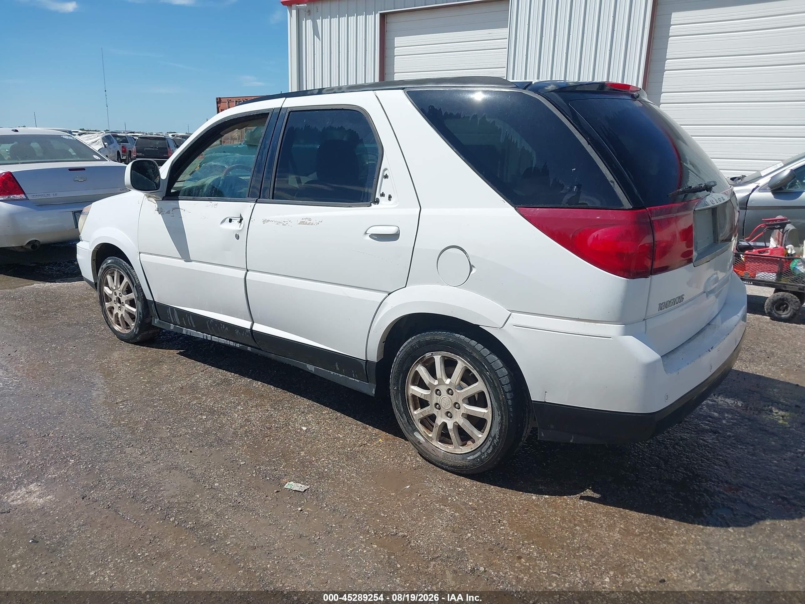 2007 Buick Rendezvous Cxl White vin: 3G5DA03L17S510503