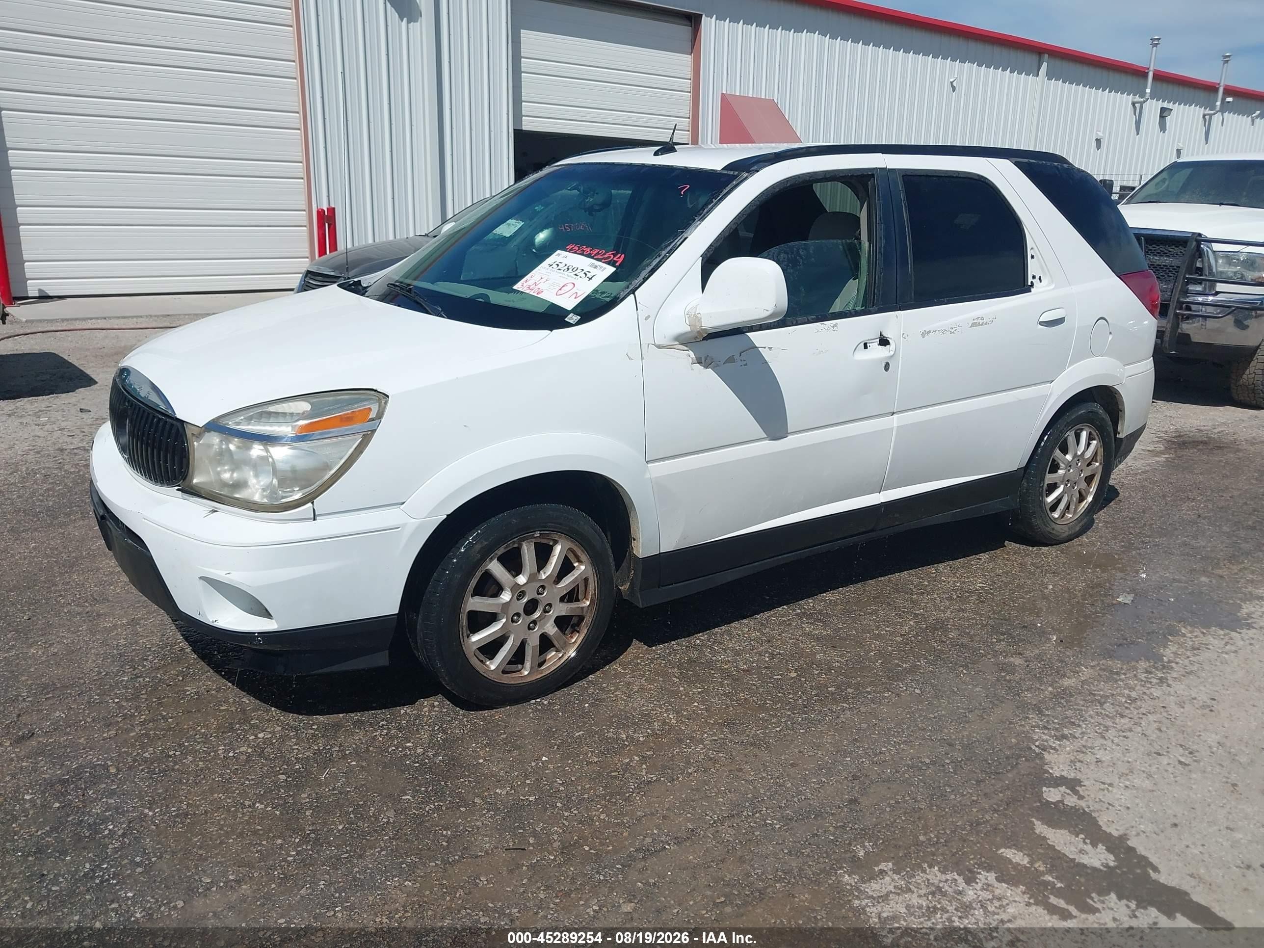 2007 Buick Rendezvous Cxl White vin: 3G5DA03L17S510503