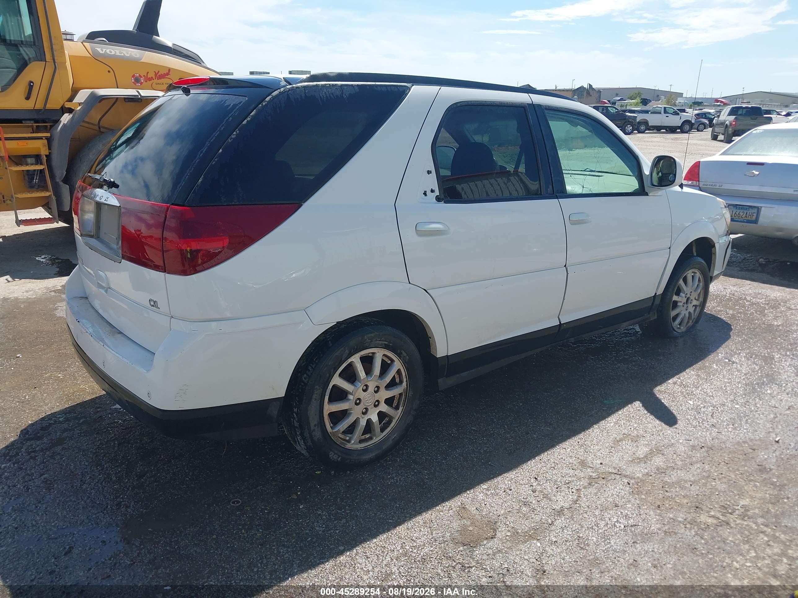2007 Buick Rendezvous Cxl White vin: 3G5DA03L17S510503