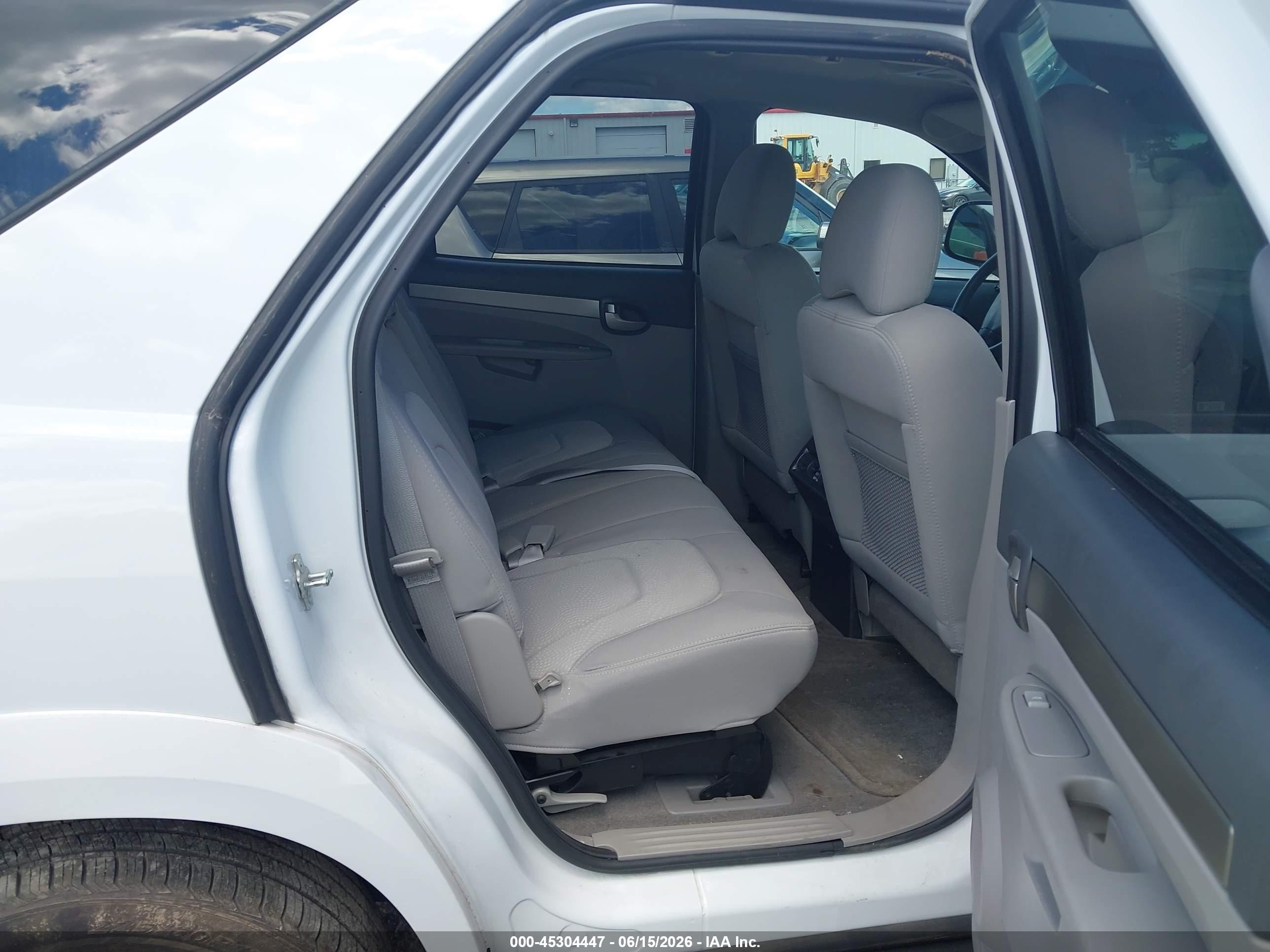 2007 Buick Rendezvous Cx White vin: 3G5DA03L17S532128