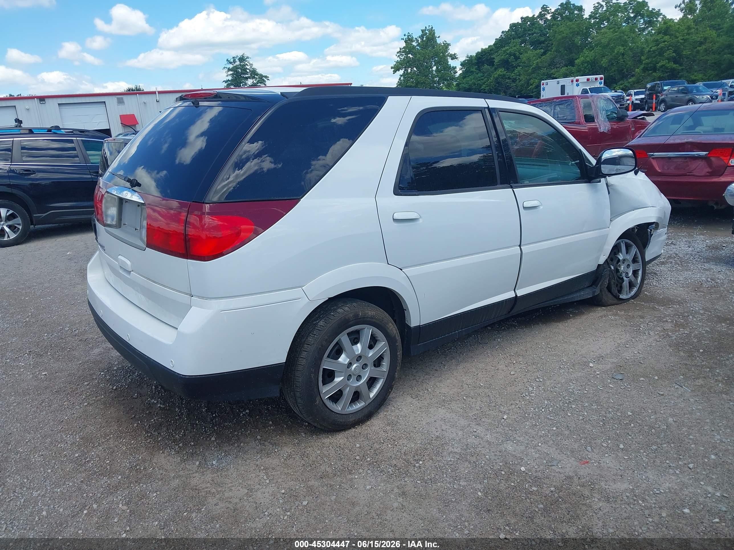 2007 Buick Rendezvous Cx White vin: 3G5DA03L17S532128
