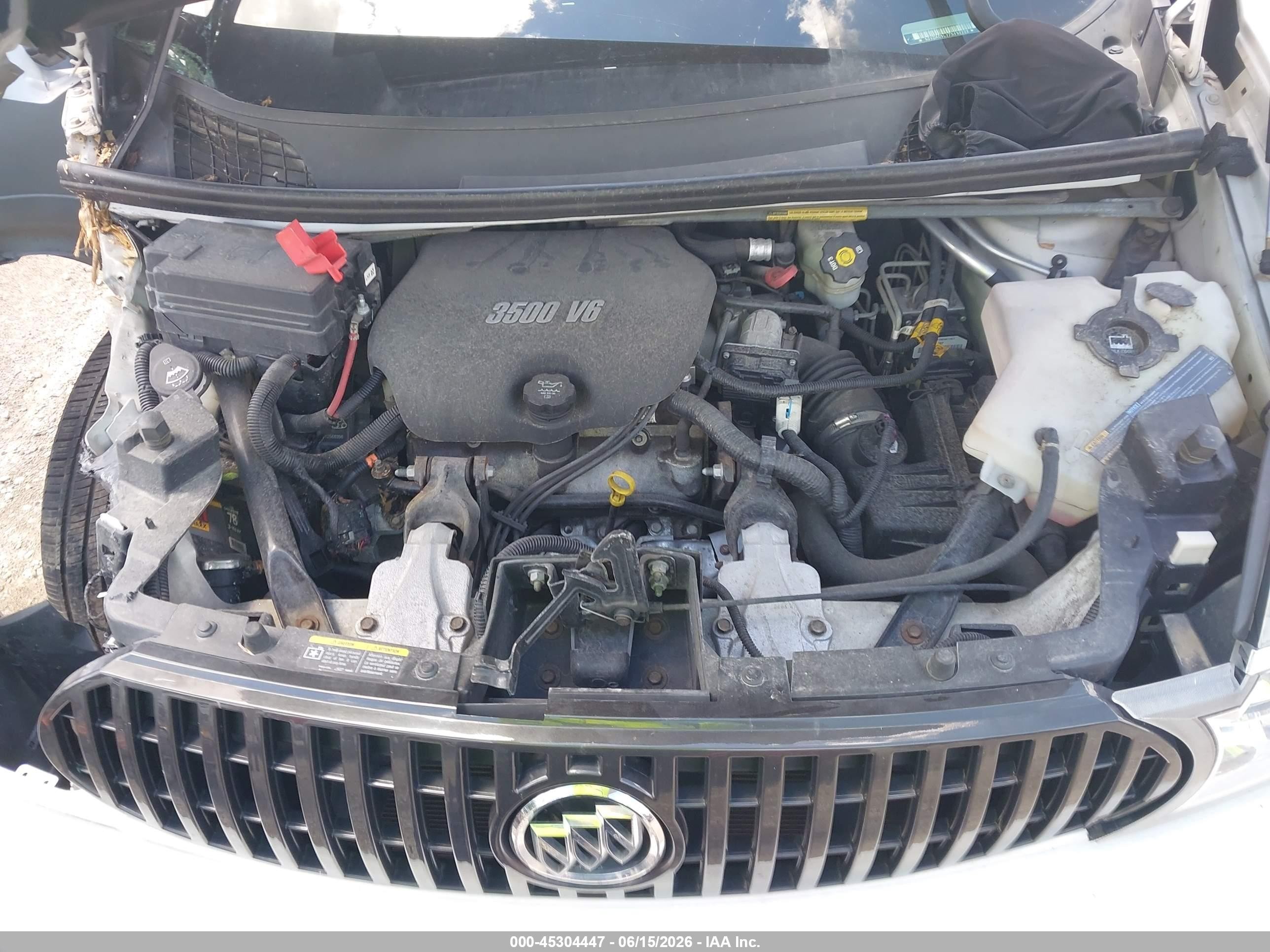 2007 Buick Rendezvous Cx White vin: 3G5DA03L17S532128