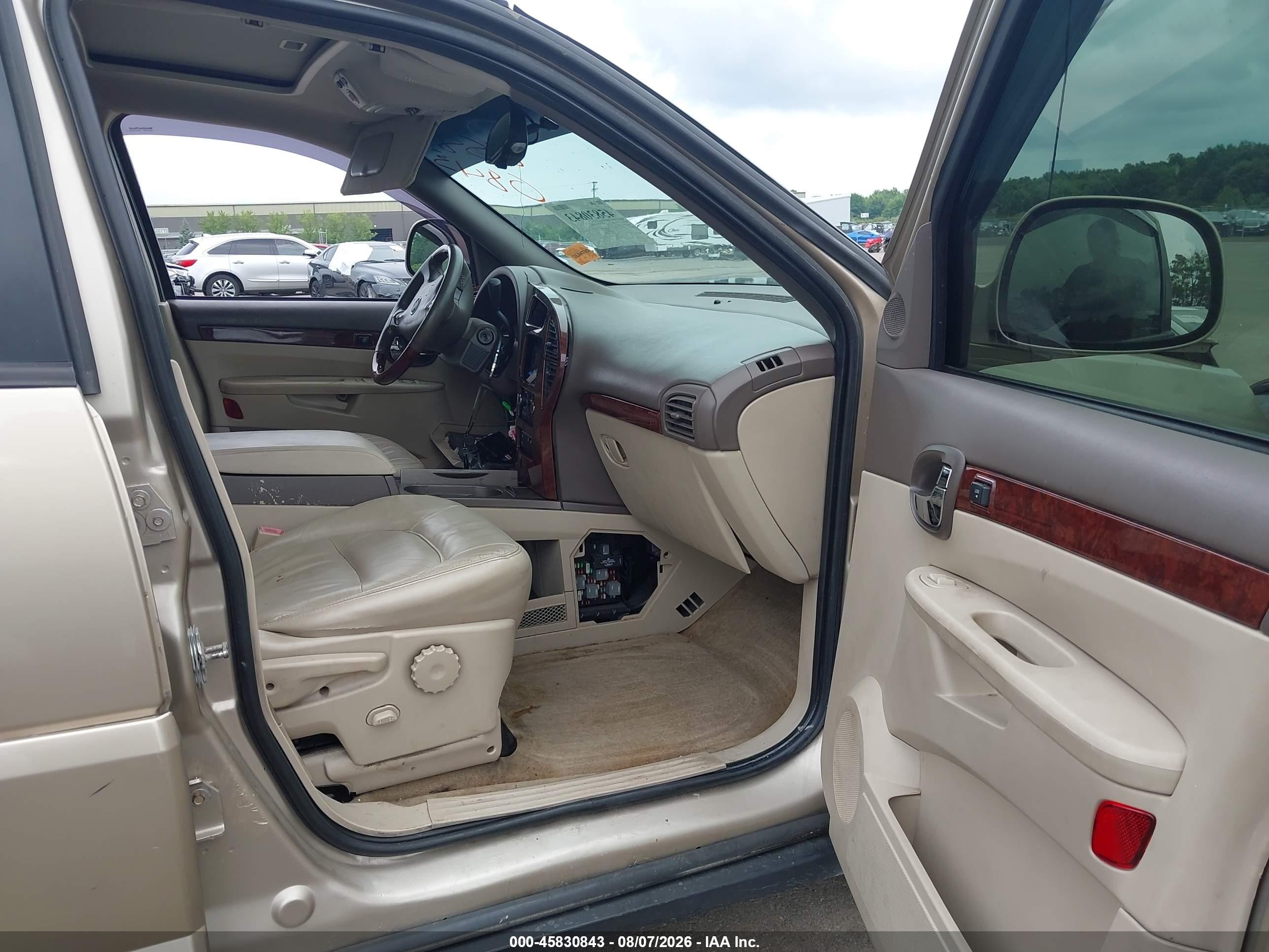 2006 Buick Rendezvous Cx Gold vin: 3G5DA03L26S605148