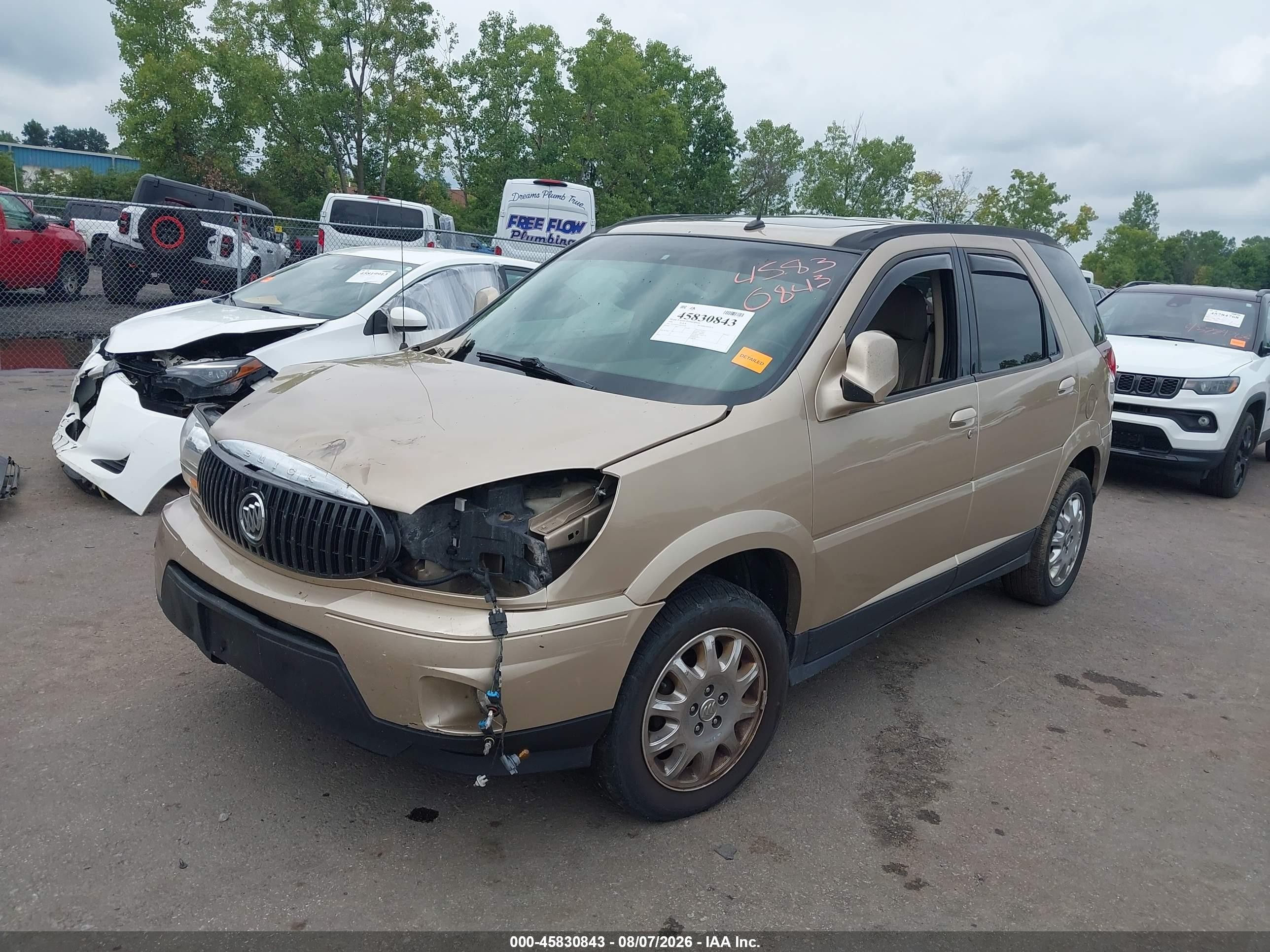 2006 Buick Rendezvous Cx Gold vin: 3G5DA03L26S605148