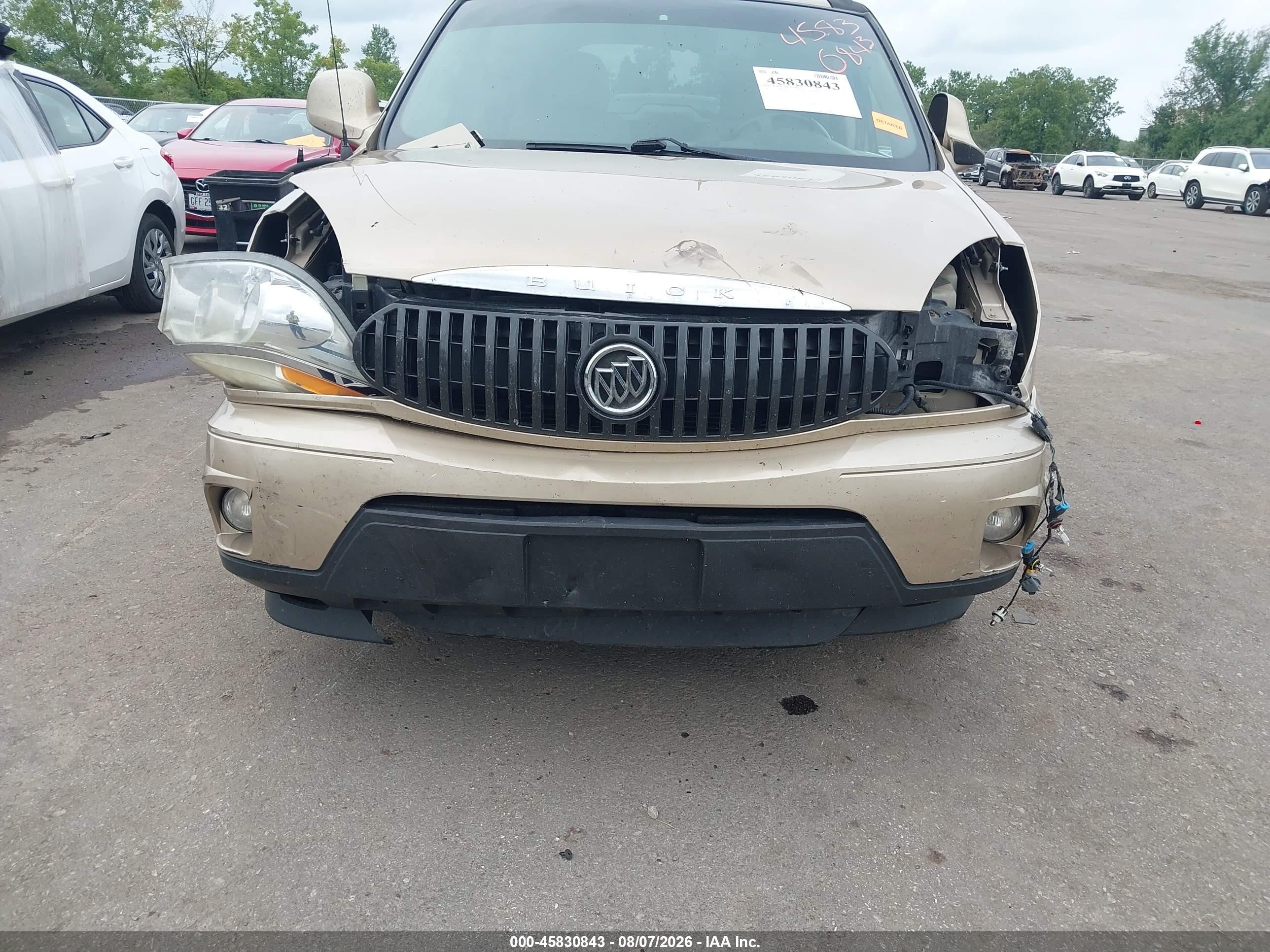 2006 Buick Rendezvous Cx Gold vin: 3G5DA03L26S605148