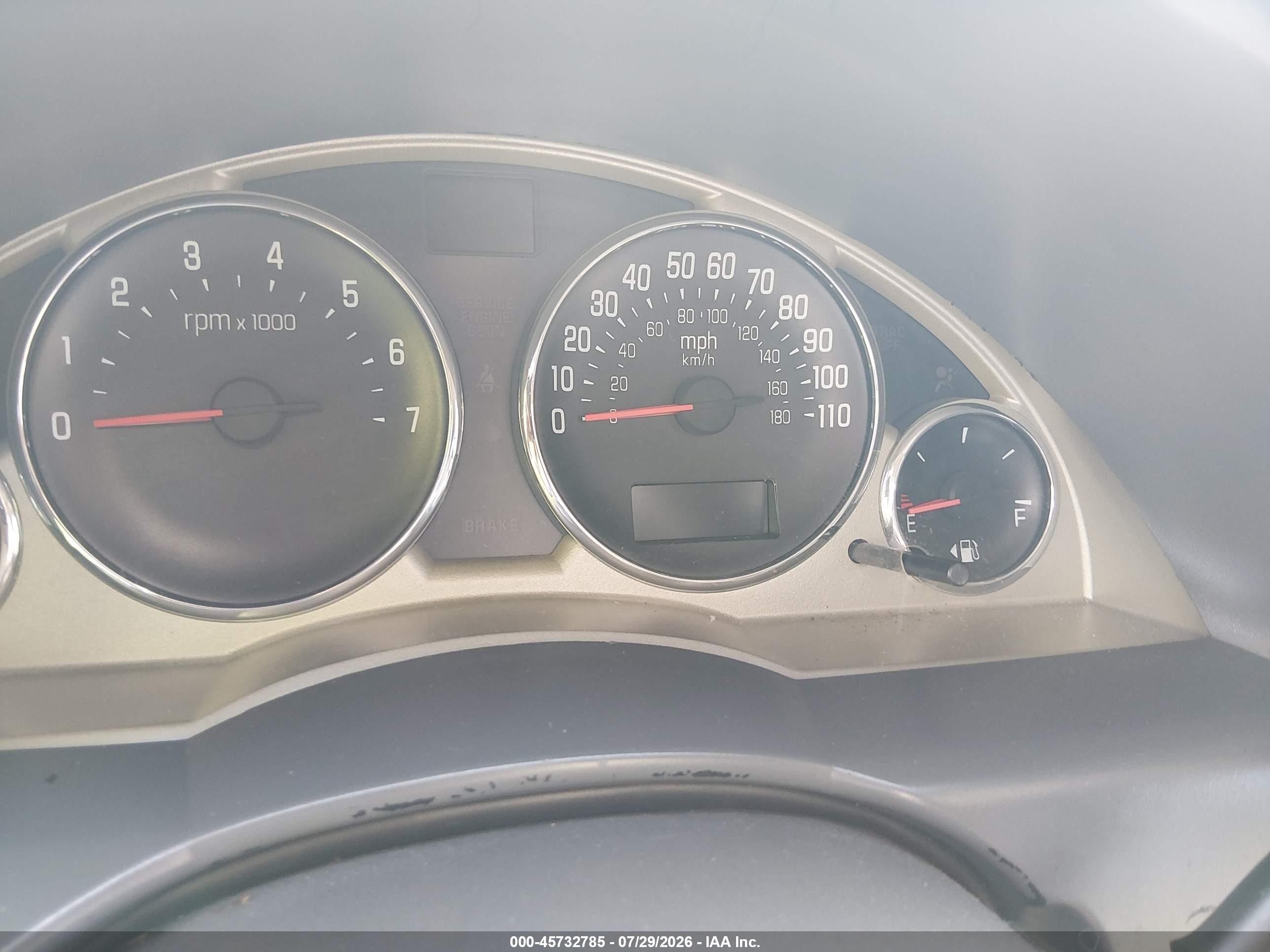 2007 Buick Rendezvous Cx Red vin: 3G5DA03L27S550427