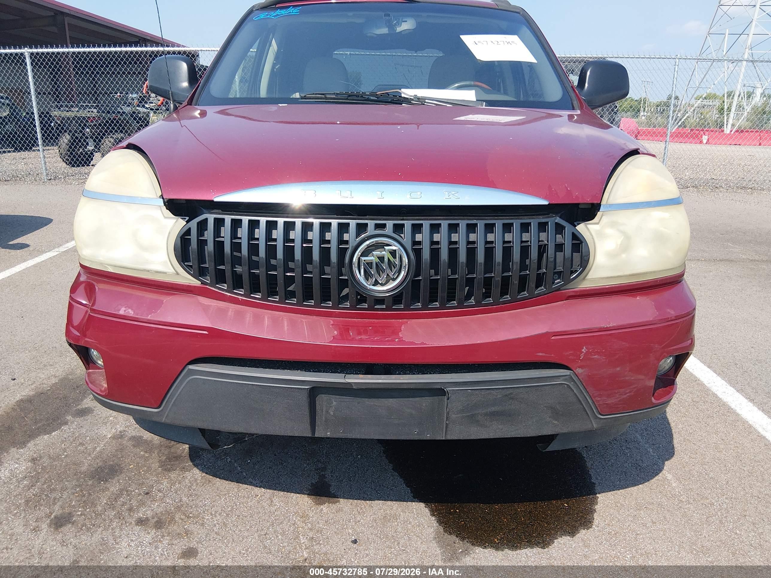 2007 Buick Rendezvous Cx Red vin: 3G5DA03L27S550427