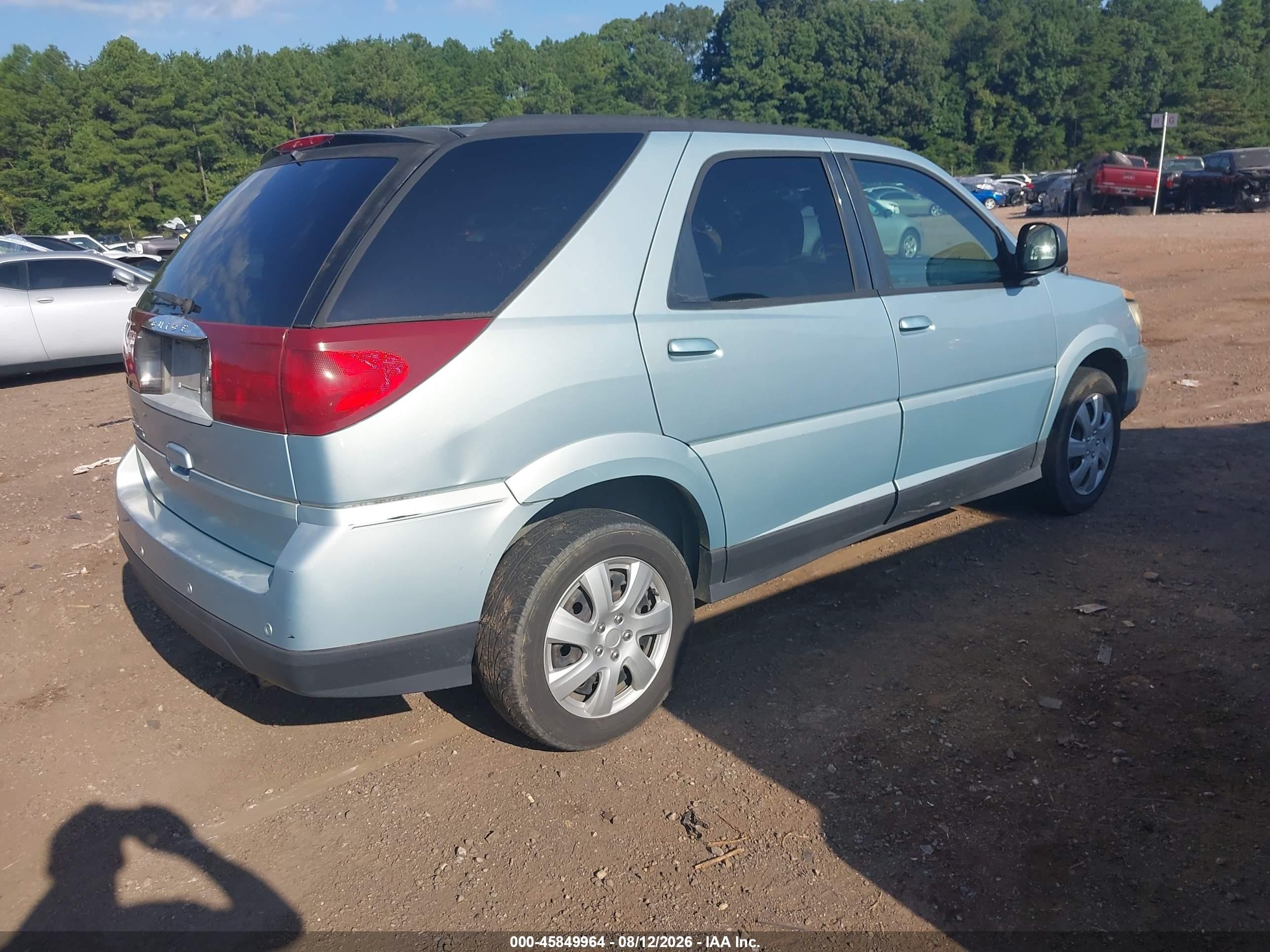 2006 Buick Rendezvous Cx Light Blue vin: 3G5DA03L36S555618