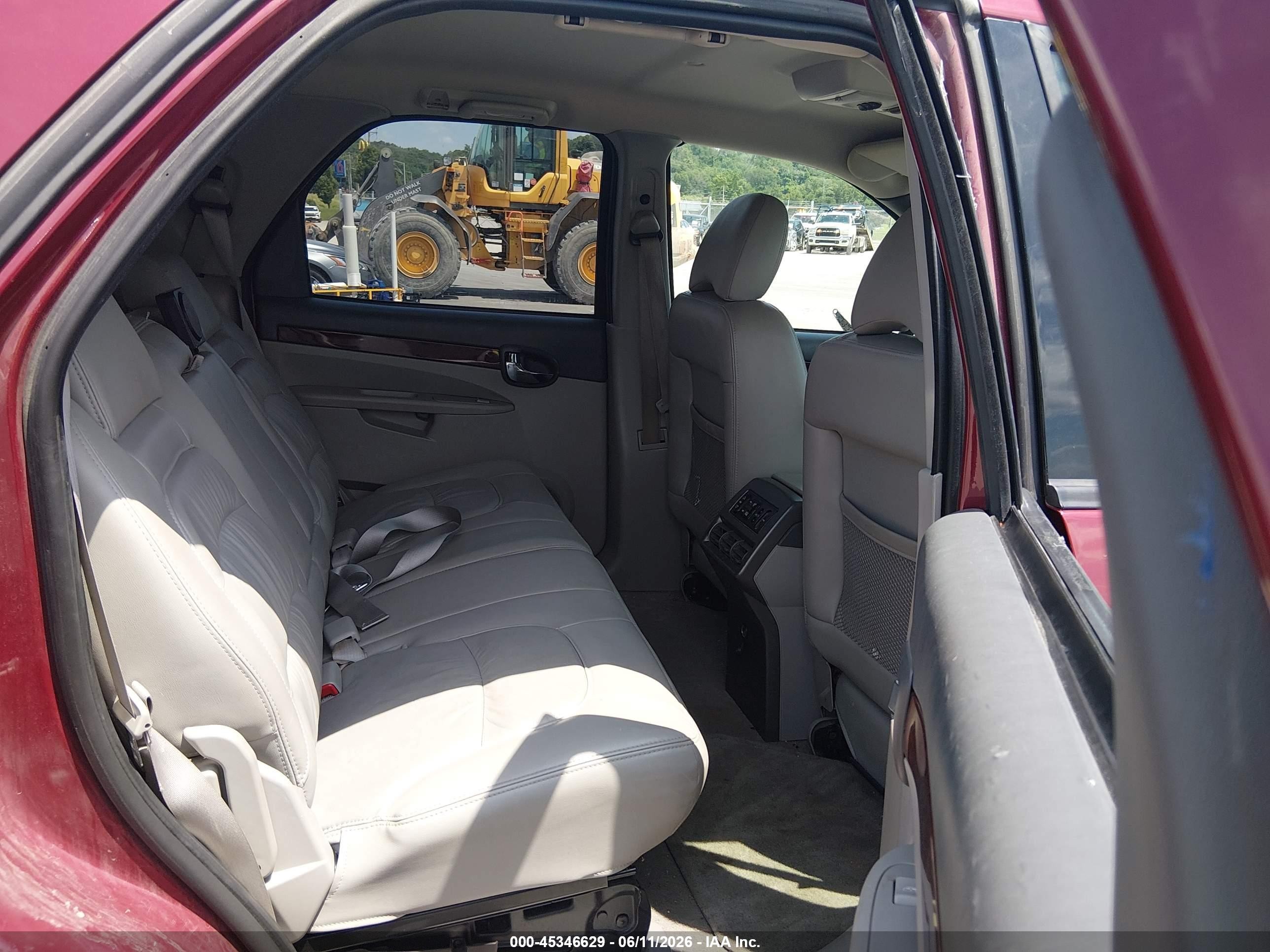 2006 Buick Rendezvous Cx Red vin: 3G5DA03L46S665559