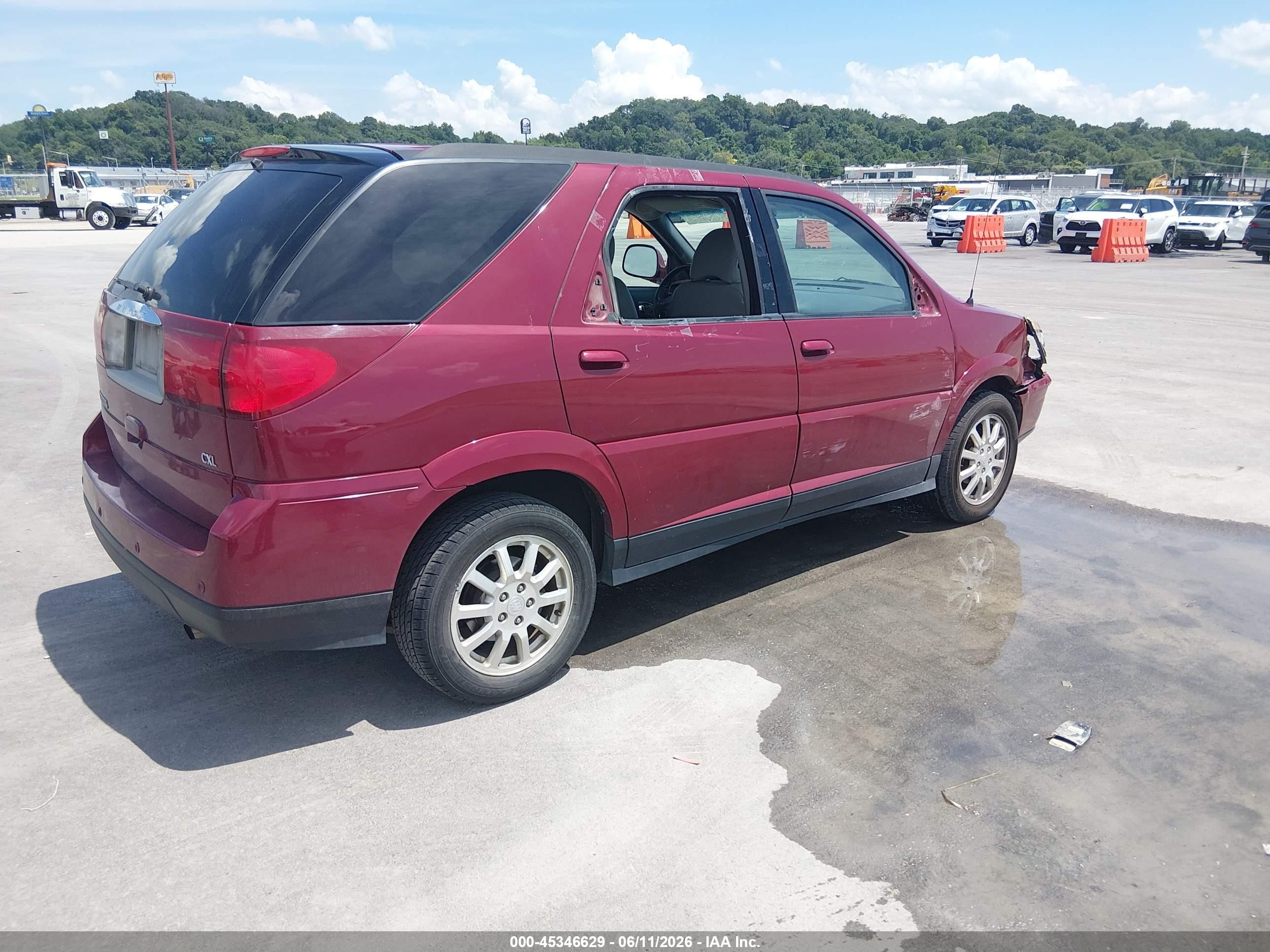 2006 Buick Rendezvous Cx Red vin: 3G5DA03L46S665559