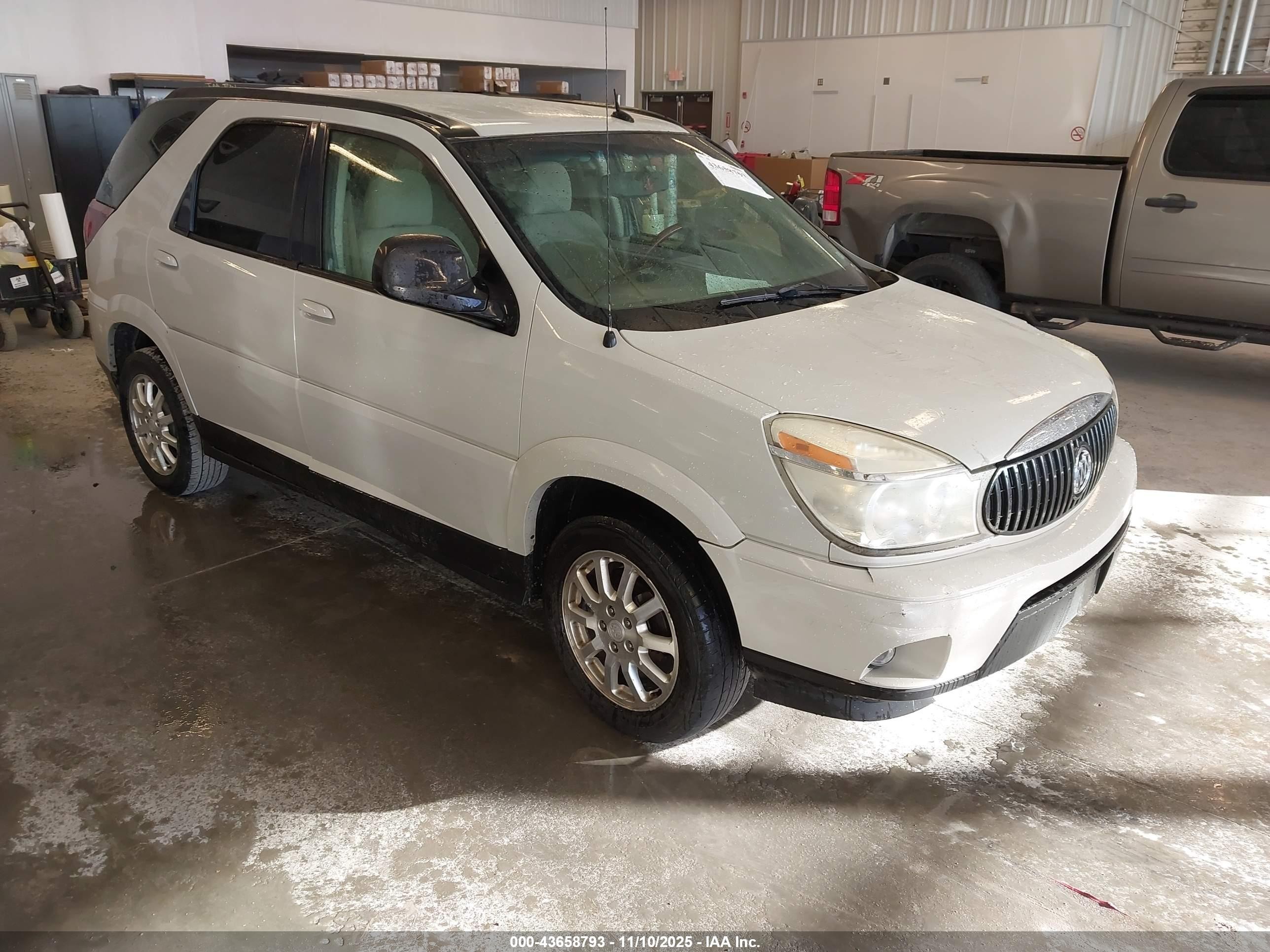 2007 Buick Rendezvous Cx White vin: 3G5DA03L47S525092