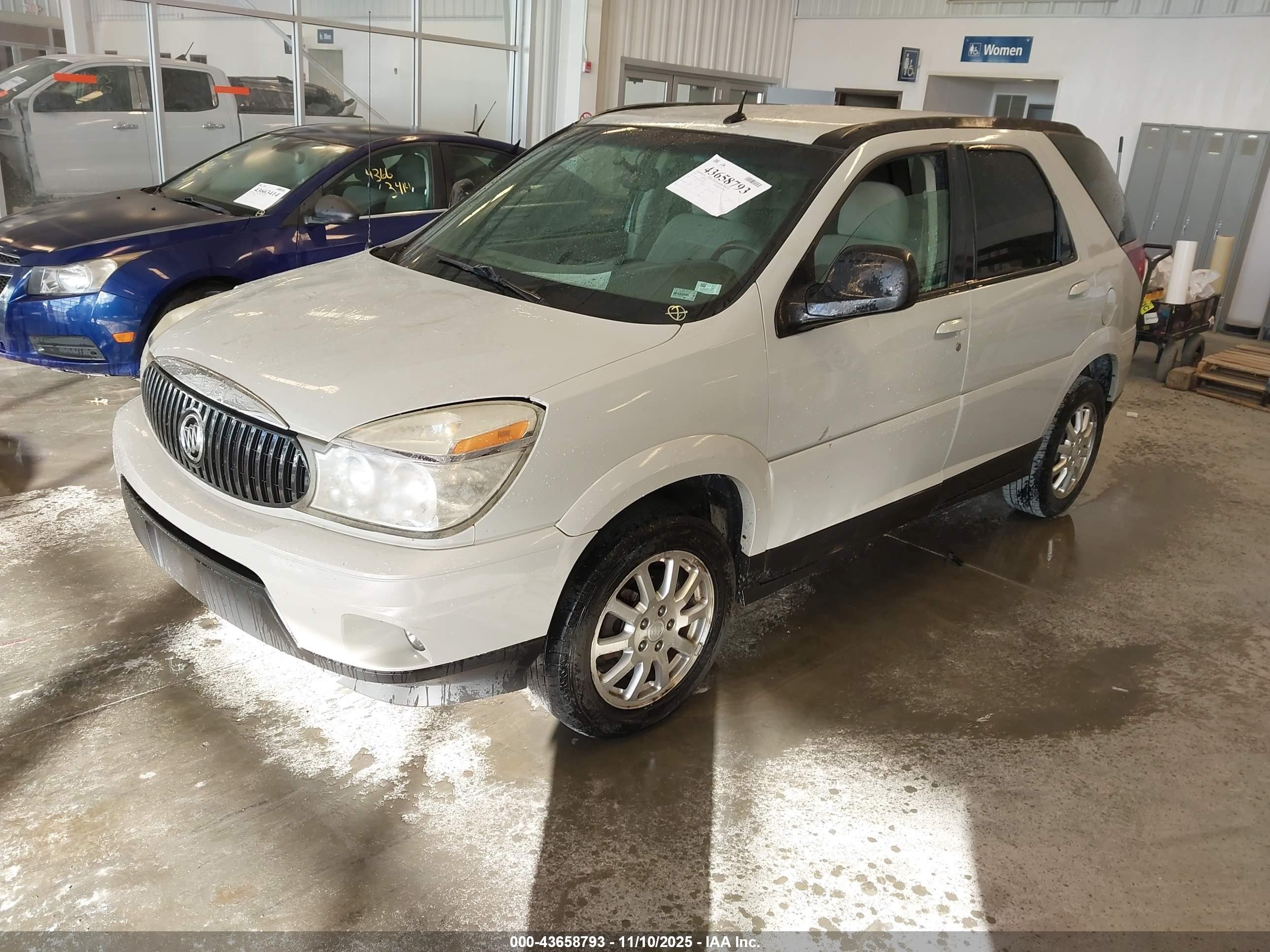 2007 Buick Rendezvous Cx White vin: 3G5DA03L47S525092