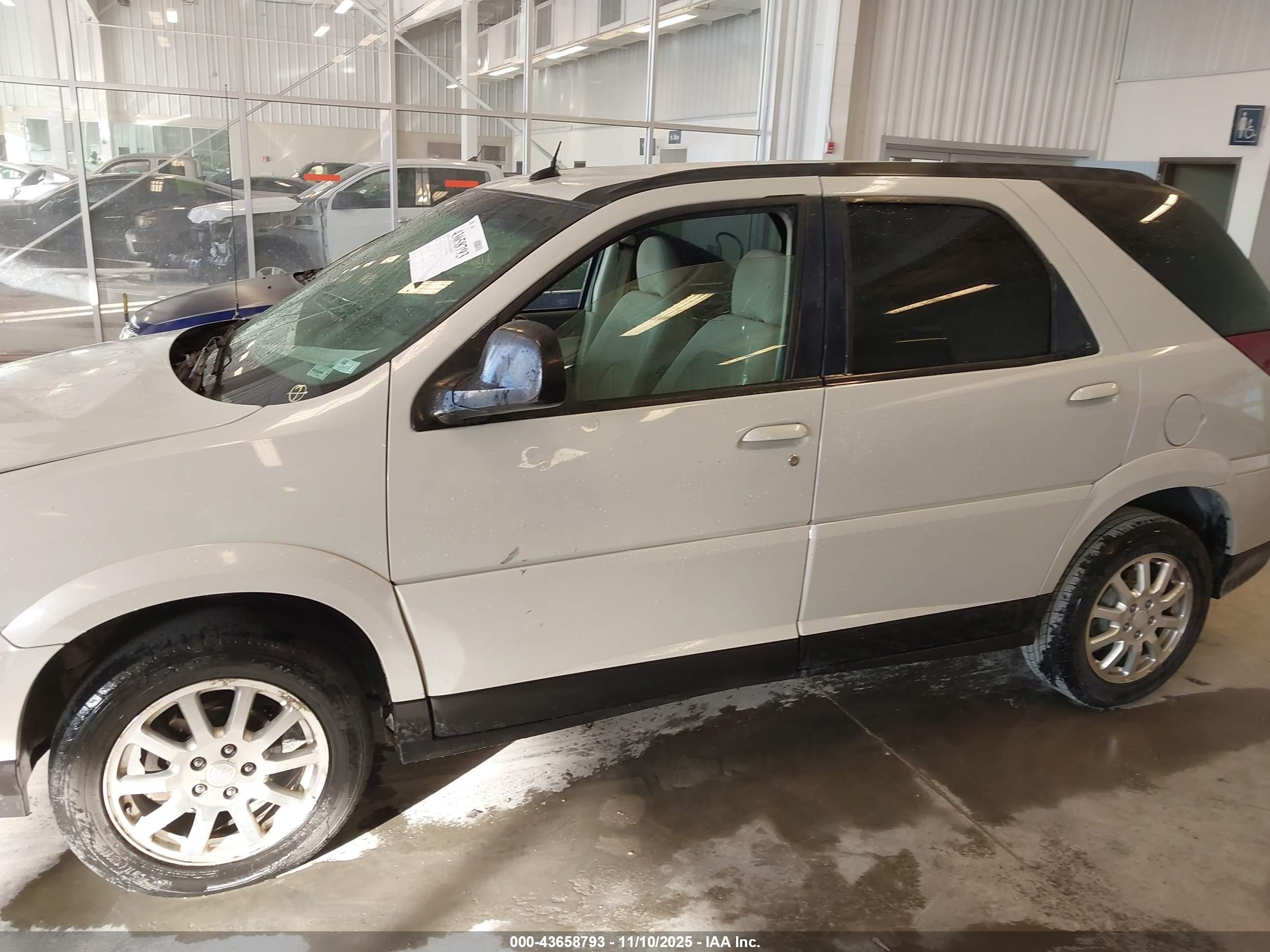 2007 Buick Rendezvous Cx White vin: 3G5DA03L47S525092
