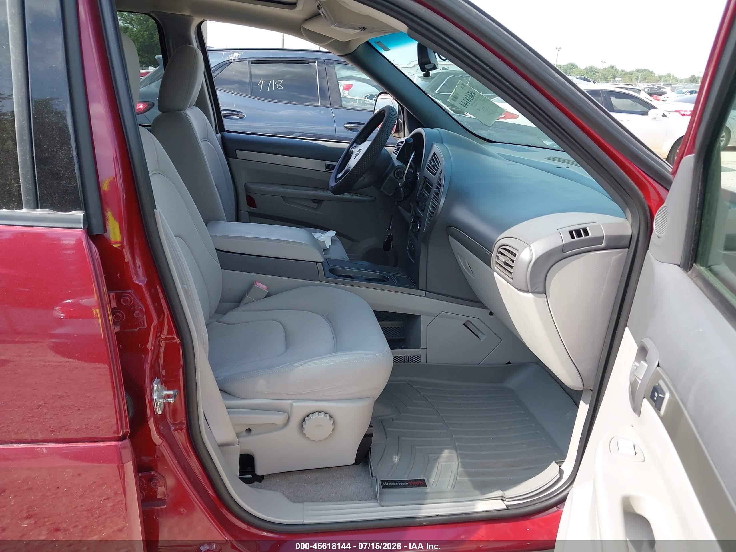 2007 Buick Rendezvous Cx Red vin: 3G5DA03L47S574681